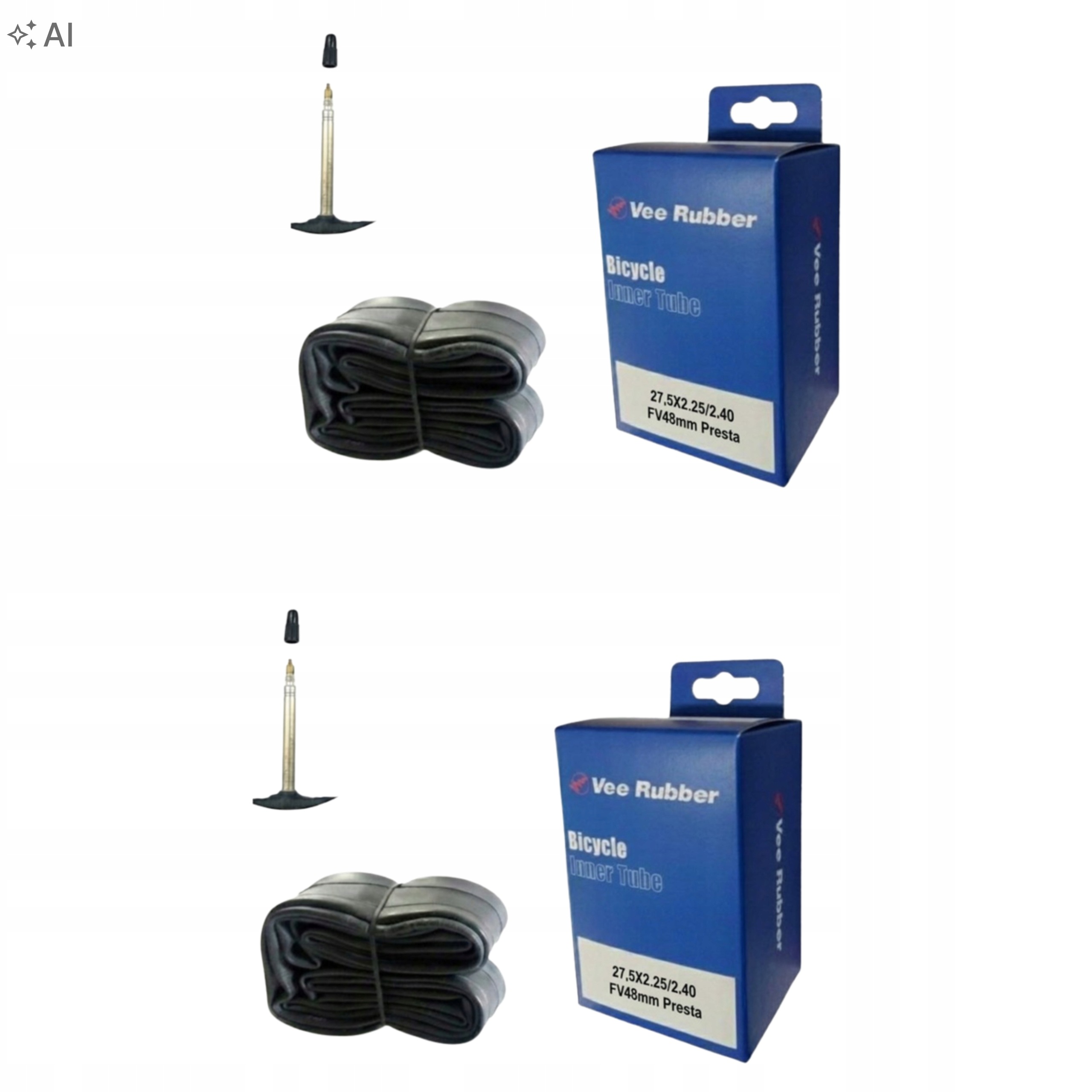 Dętka 27.5x2 25 27.5x2 30 27.5x2 35 27.5x2 40 Presta FV48 Vee Rubber 27.5er