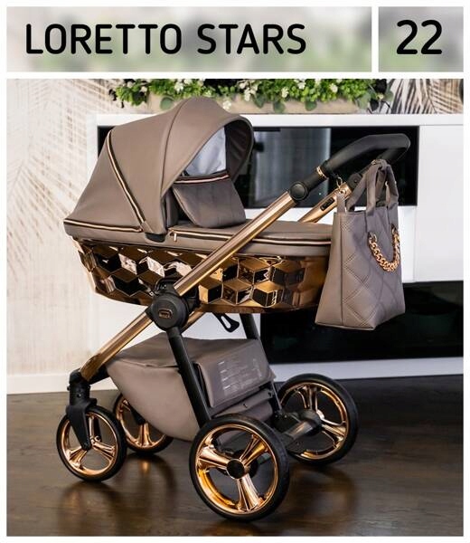Wózek ADBOR LORETTO STARS 3w1 CAPRI + !GRATISY! 22 Marka Adbor