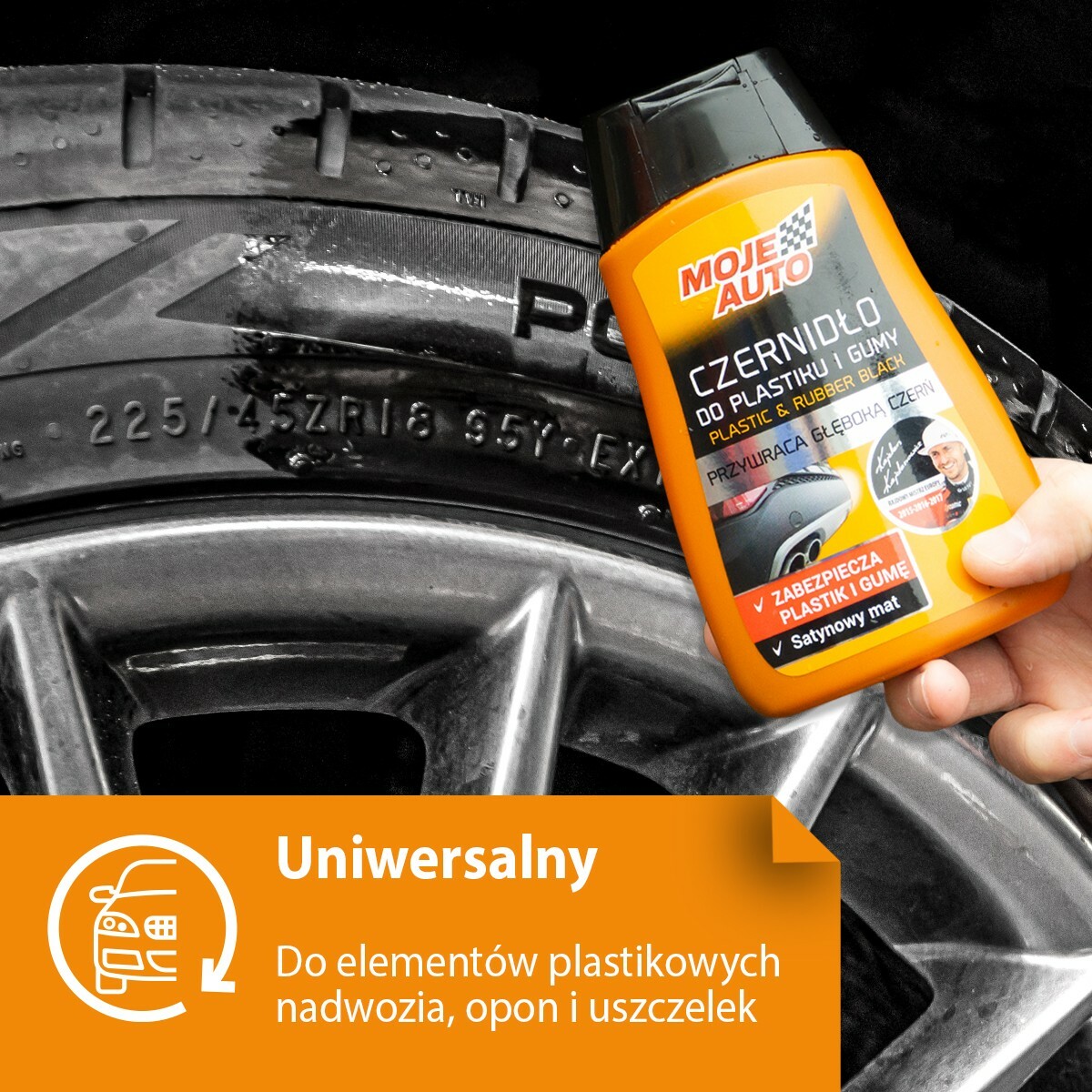 Czernidło do plastiku i gumy Moje Auto EAN (GTIN) 0702749725250