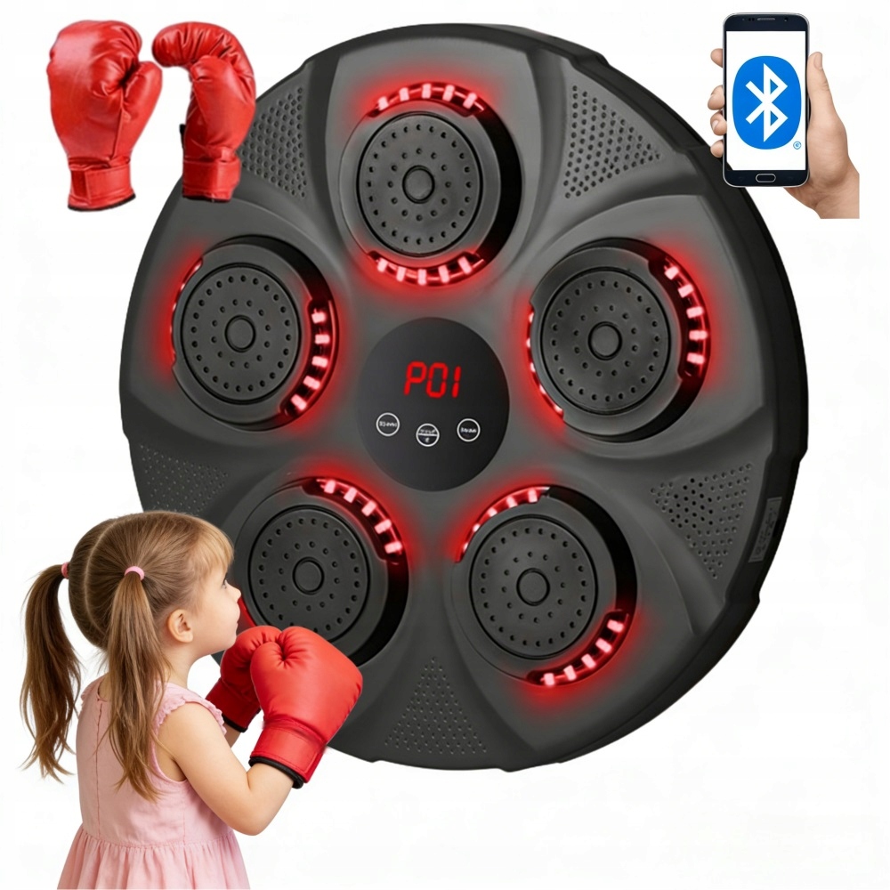 Elektronický Boxerský Terč Nástěnný Bluetooth Pro Dospělé A Děti Dárek