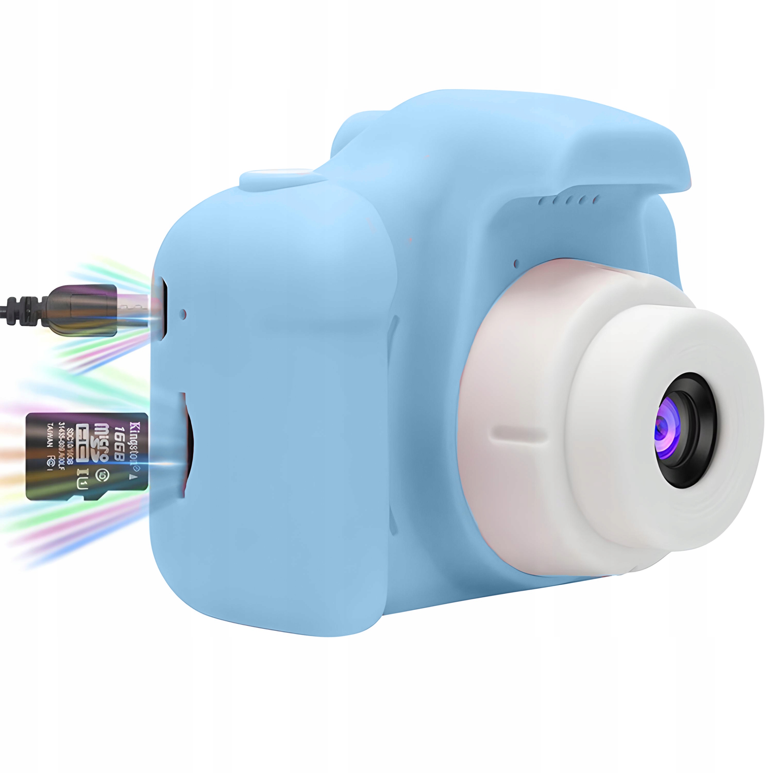 APARAT CYFROWY KAMERA DLA DZIECI HD GRY SMYCZ Rozmiar matrycy inny