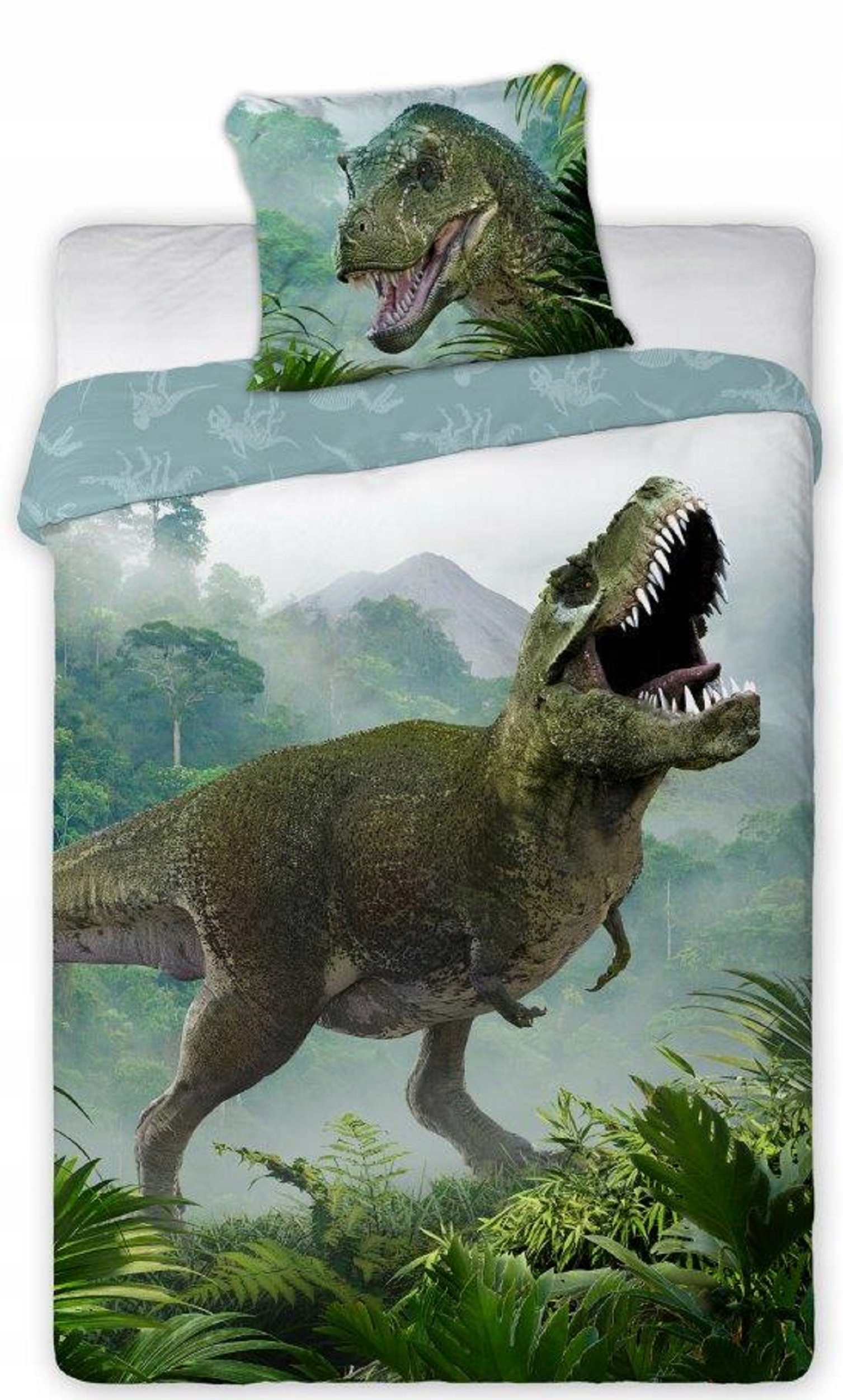 

Pościel bawełniana 140x200 dinozaur T-rex Trex