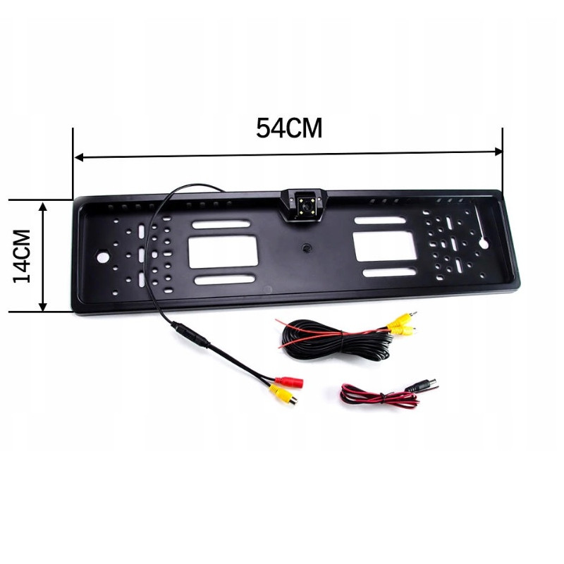 Kamera cofania w ramce rejestracji z diodami LED Model 8828