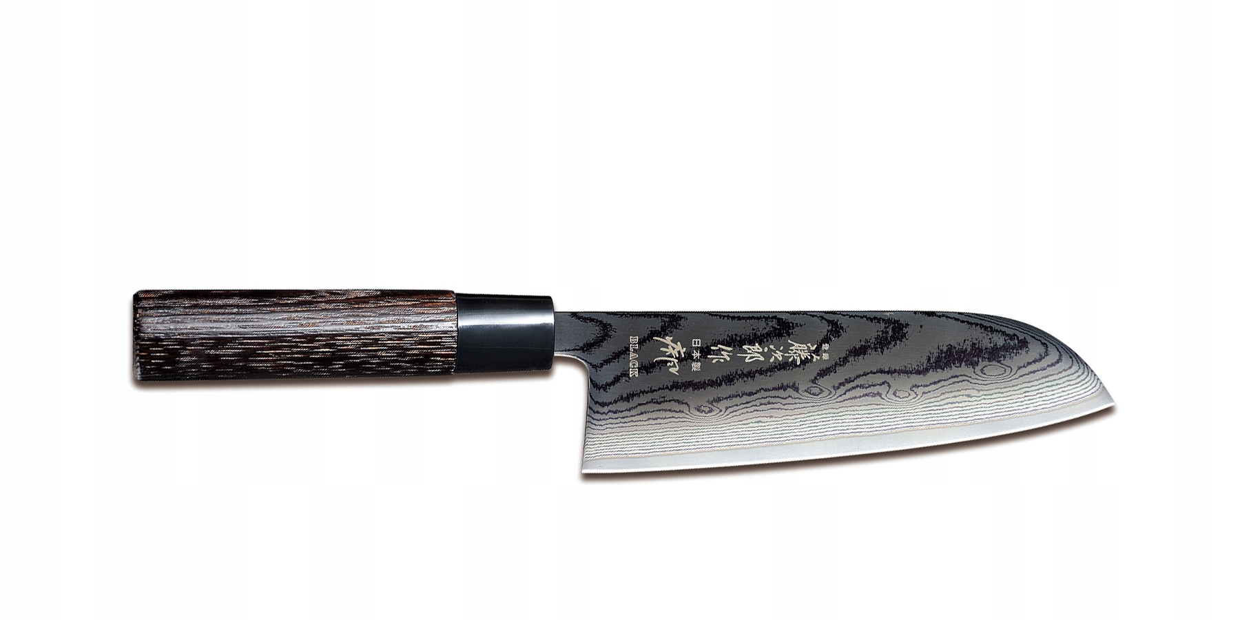 Japonský nôž Santoku 165 Tojiro Shippu Black