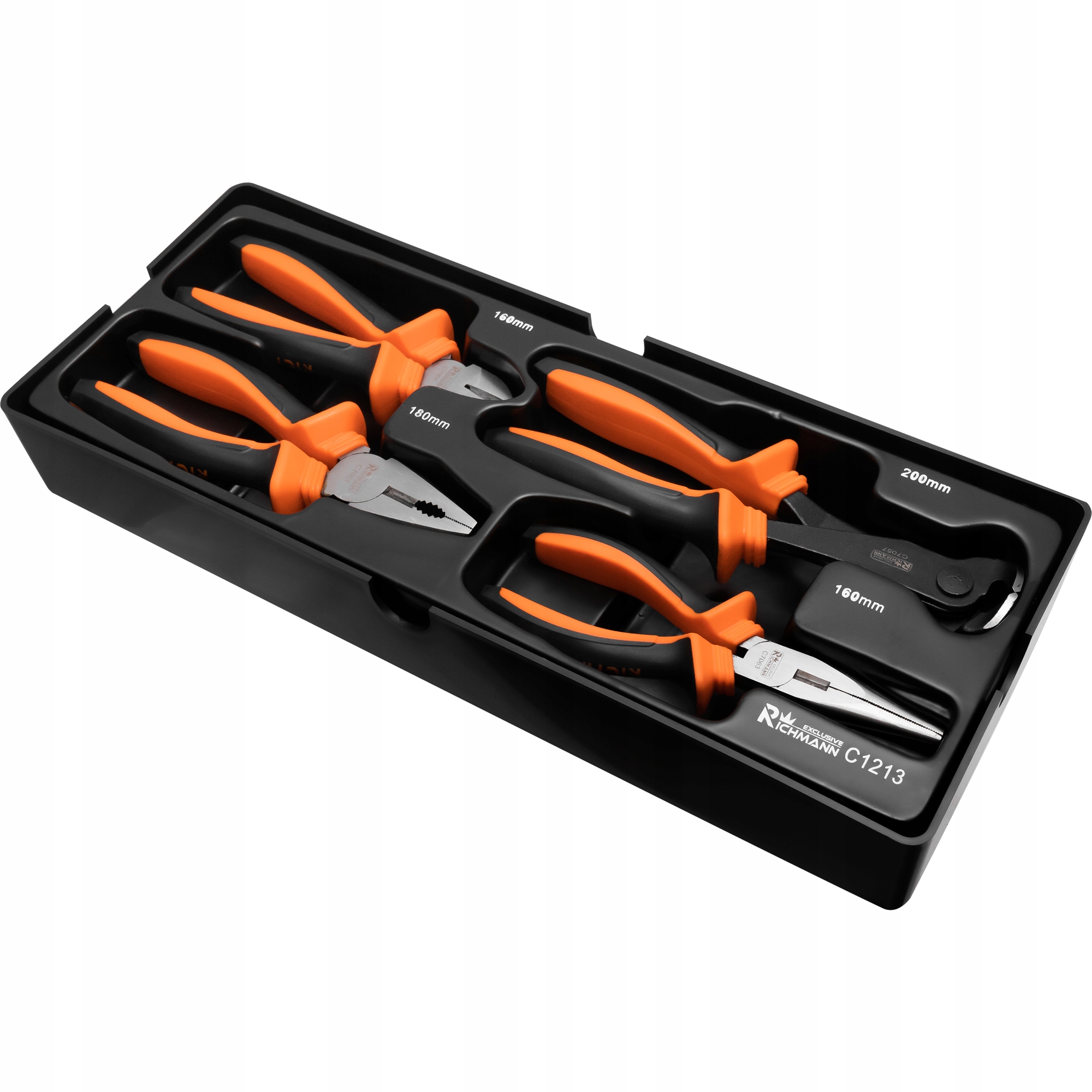 WKŁAD 4EL. SZCZYPCE KOMBINERKI PROSTE TNĄCE ZESTAW Marka RICHMANN