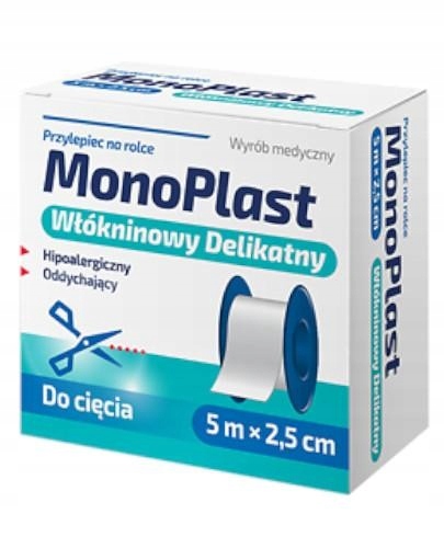 

MonoPlast włókninowy przylepiec na rolce 5m x2,5cm