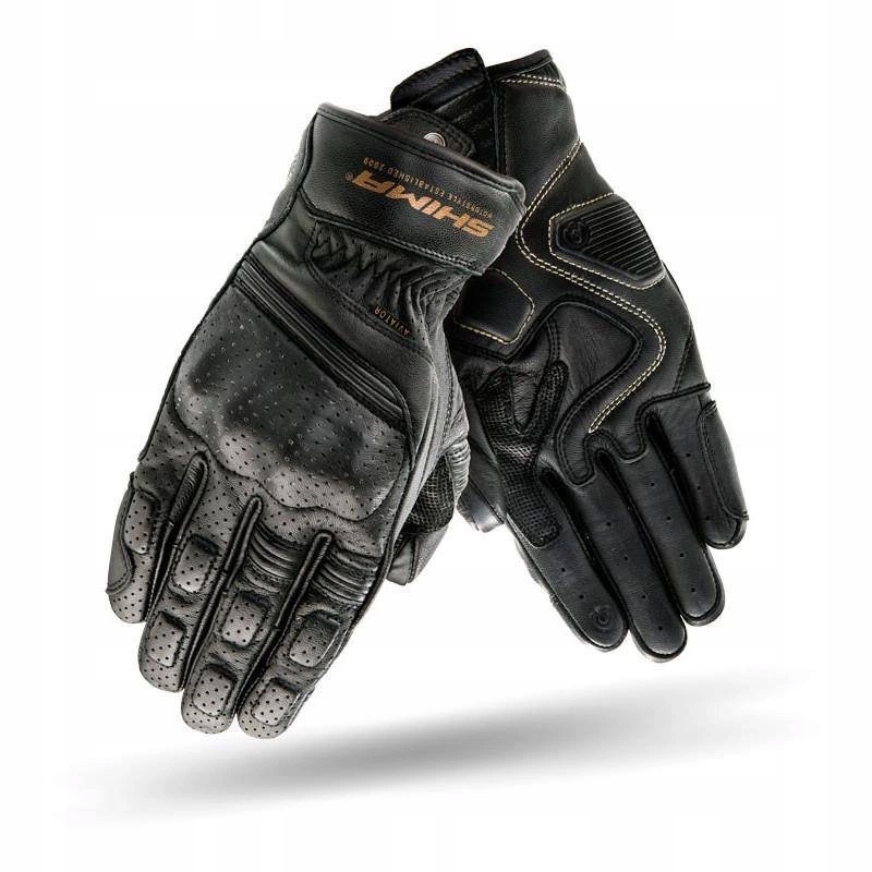 Мотоциклетные перчатки SHIMA AVIATOR BLACK