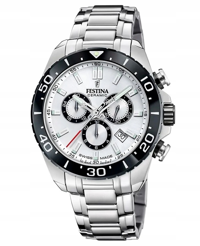 Pánské hodinky Festina F20042/1 Ceramic Chrono Swiss Made
