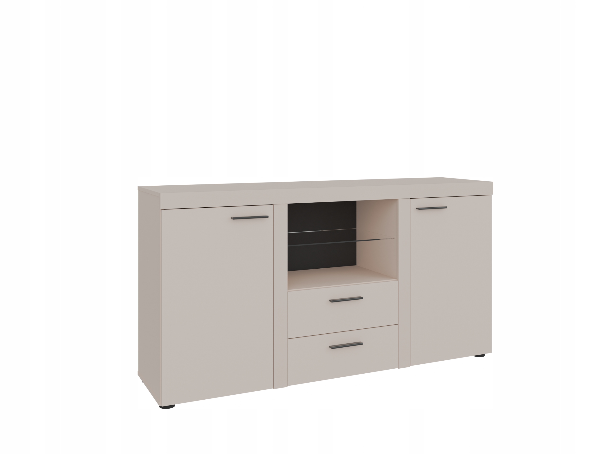 Moderní komoda do obývacího pokoje Astra Elegantní Prostorná zásuvka Béžová Písková