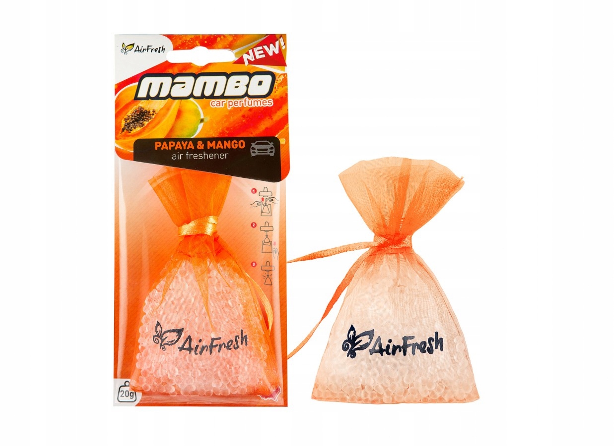 

Zapach do Samochodu Odświeżacz Mambo Papaya Mango