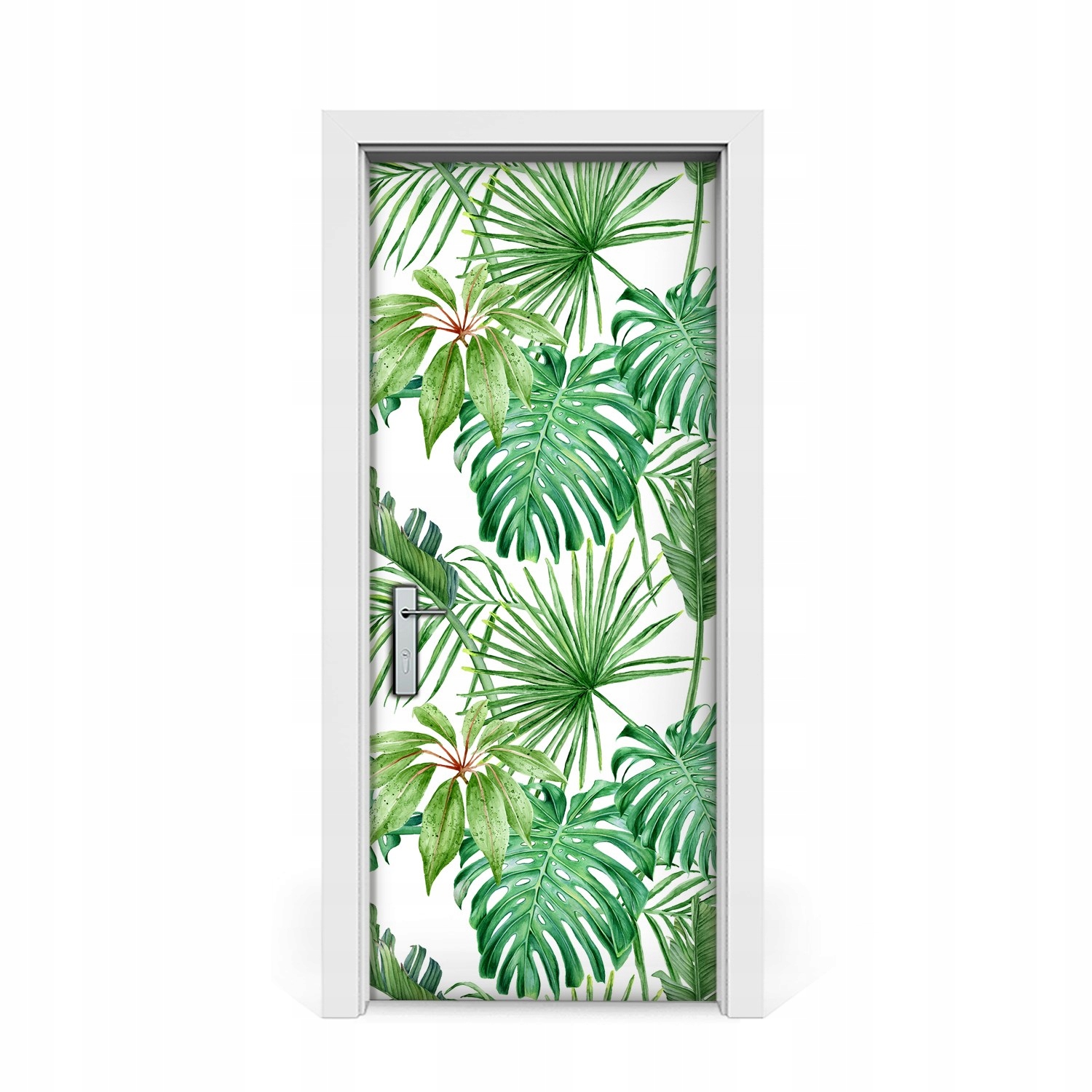 

Naklejka na Drzwi okleina Palma i Monstera 85x205
