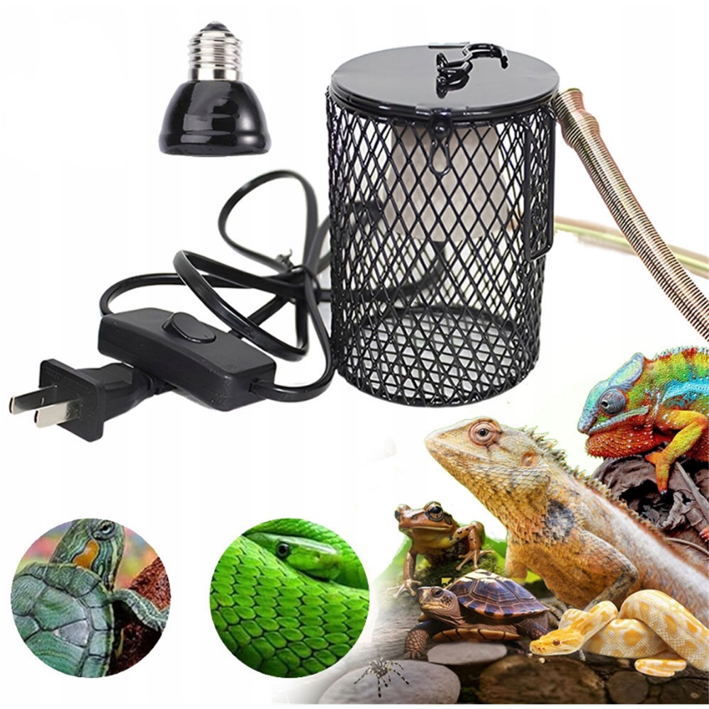 Levně Topná Lampa Pro Plazy 100 W S Kovovým Krytem Pro Kousání 1.5 M