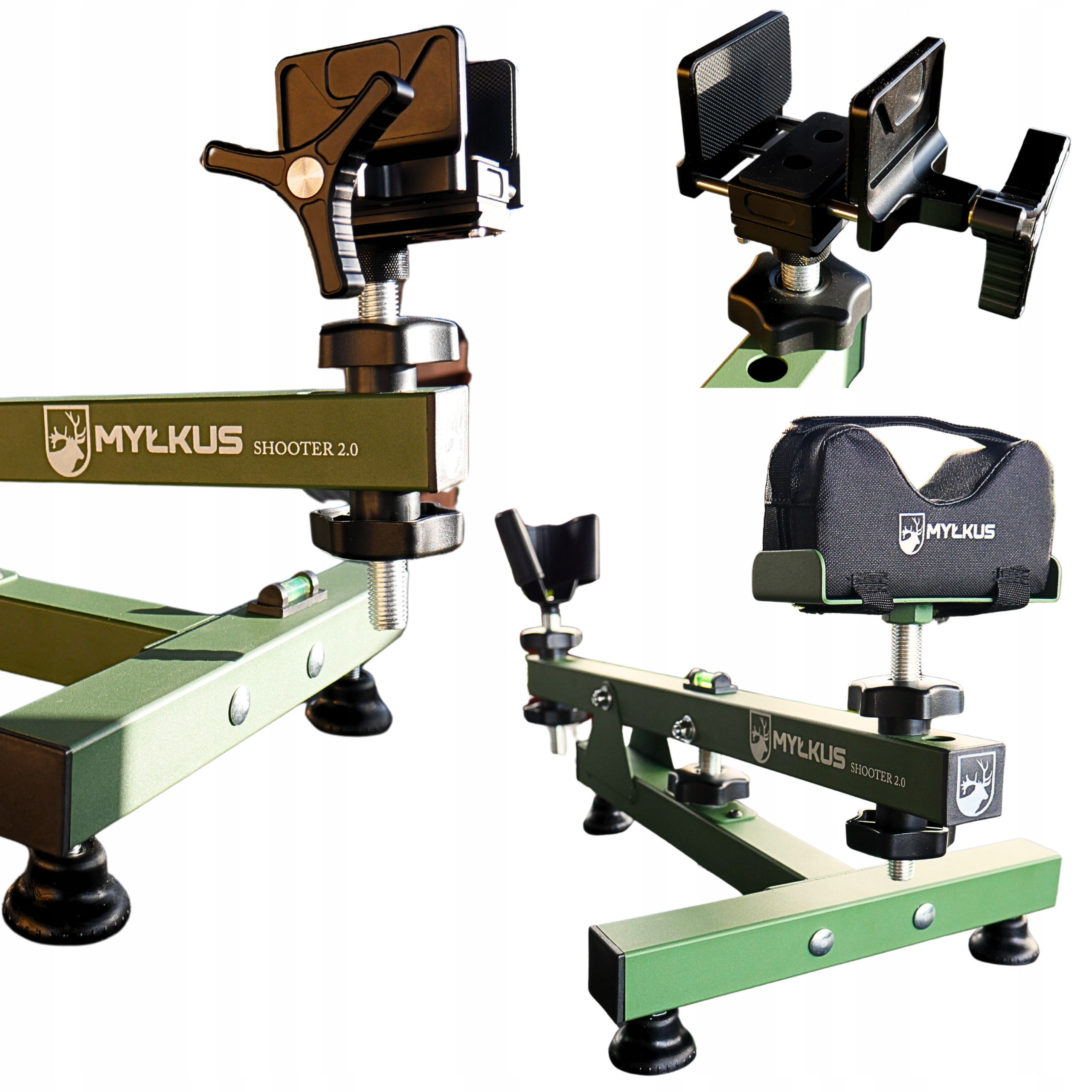 Stojan na zbraň 2.0 zesílený stabilní svěrák