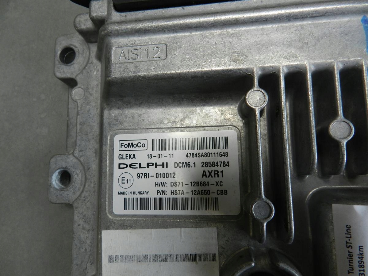FORD MONDEO MK5 computer of the engine DS7112B684XC