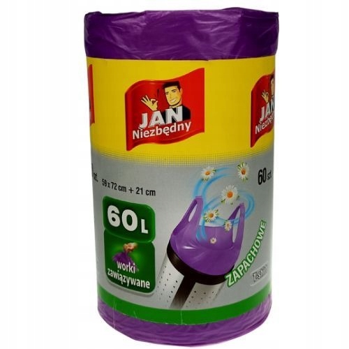 Мешки для отходов Ян необходимый запах 60л 120 шт. EAN (GTIN) 5900536328065