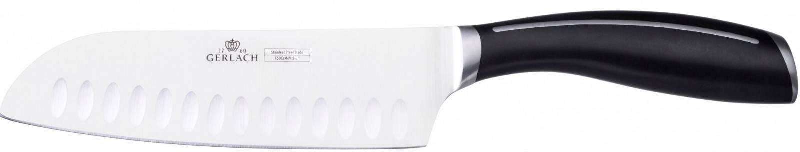 

Nóż kuchenny Santoku Gerlach Loft 17,5 cm stalowy