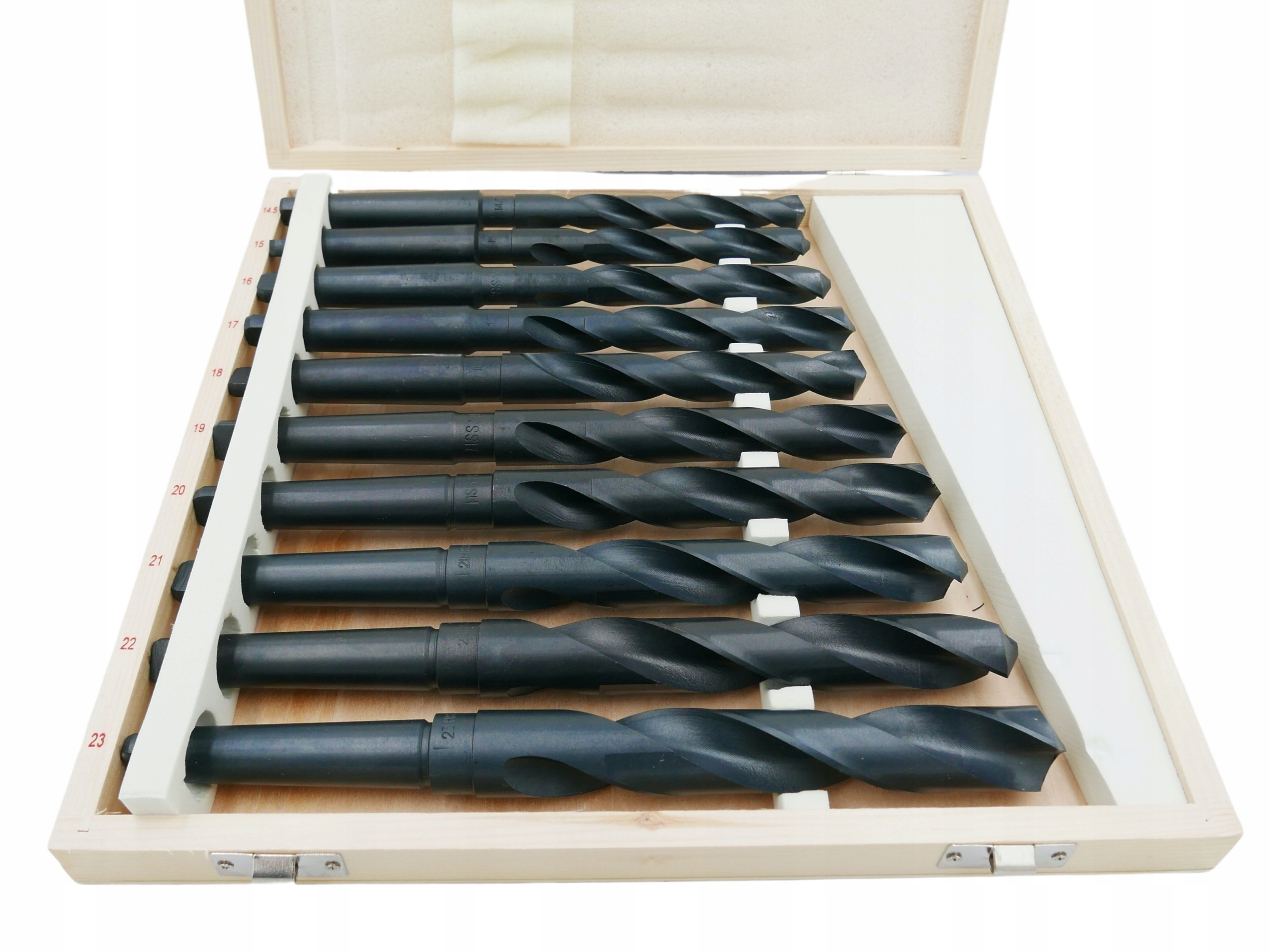 Wiertła Stożkowe Morse MK2 Do Metalu 14,5-23mm Hss