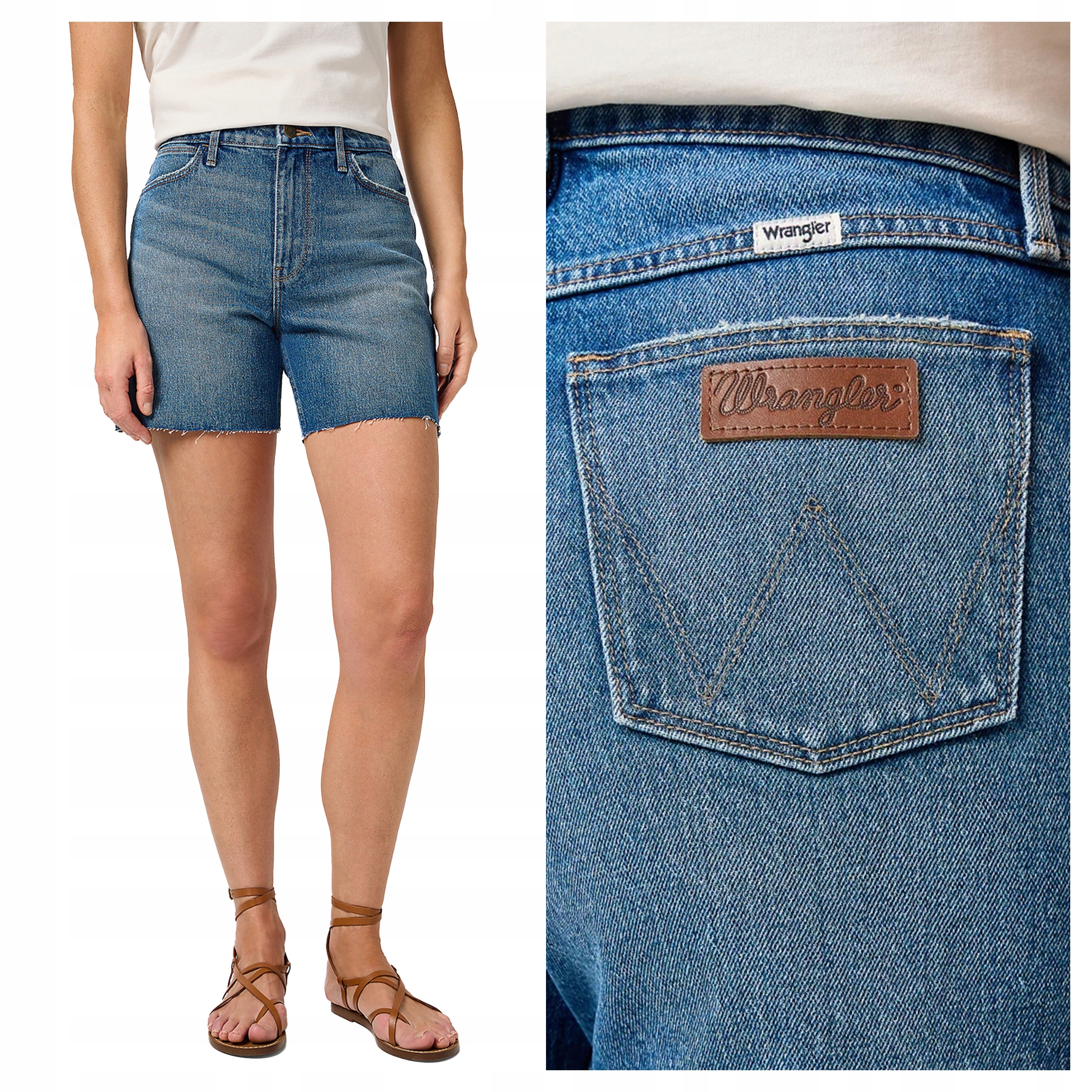 Wrangler Cowboy Short 3 Inch W28 Dámské džínové šortky