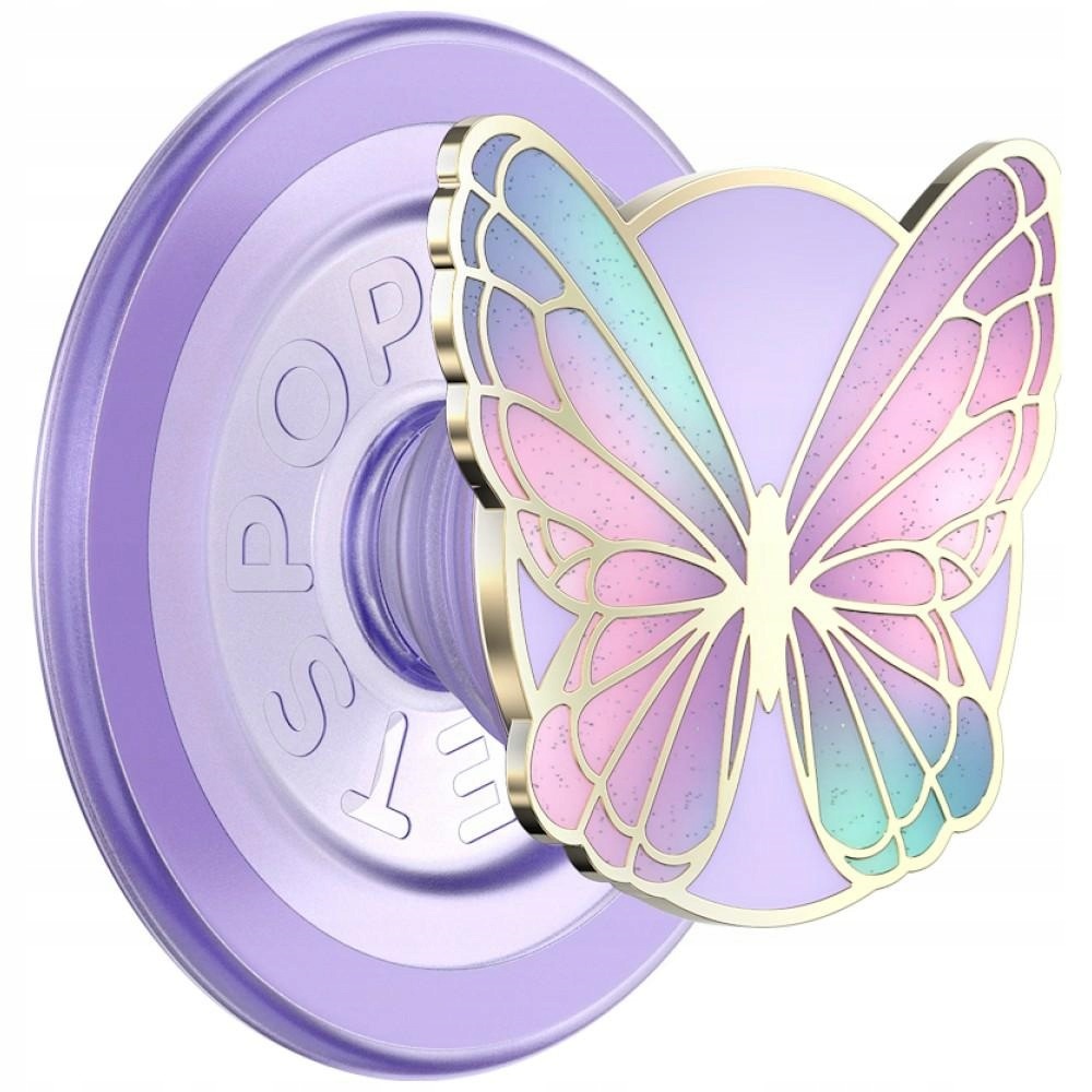 Popsockets Enamel Butterfly Prism MagSafe uchwyt podstawka lawendowy