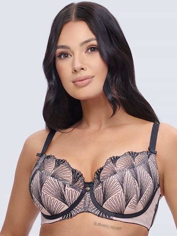 Polovyztužená podprsenka s výšivkou Manhattan K24 semi-soft Dalia 80H