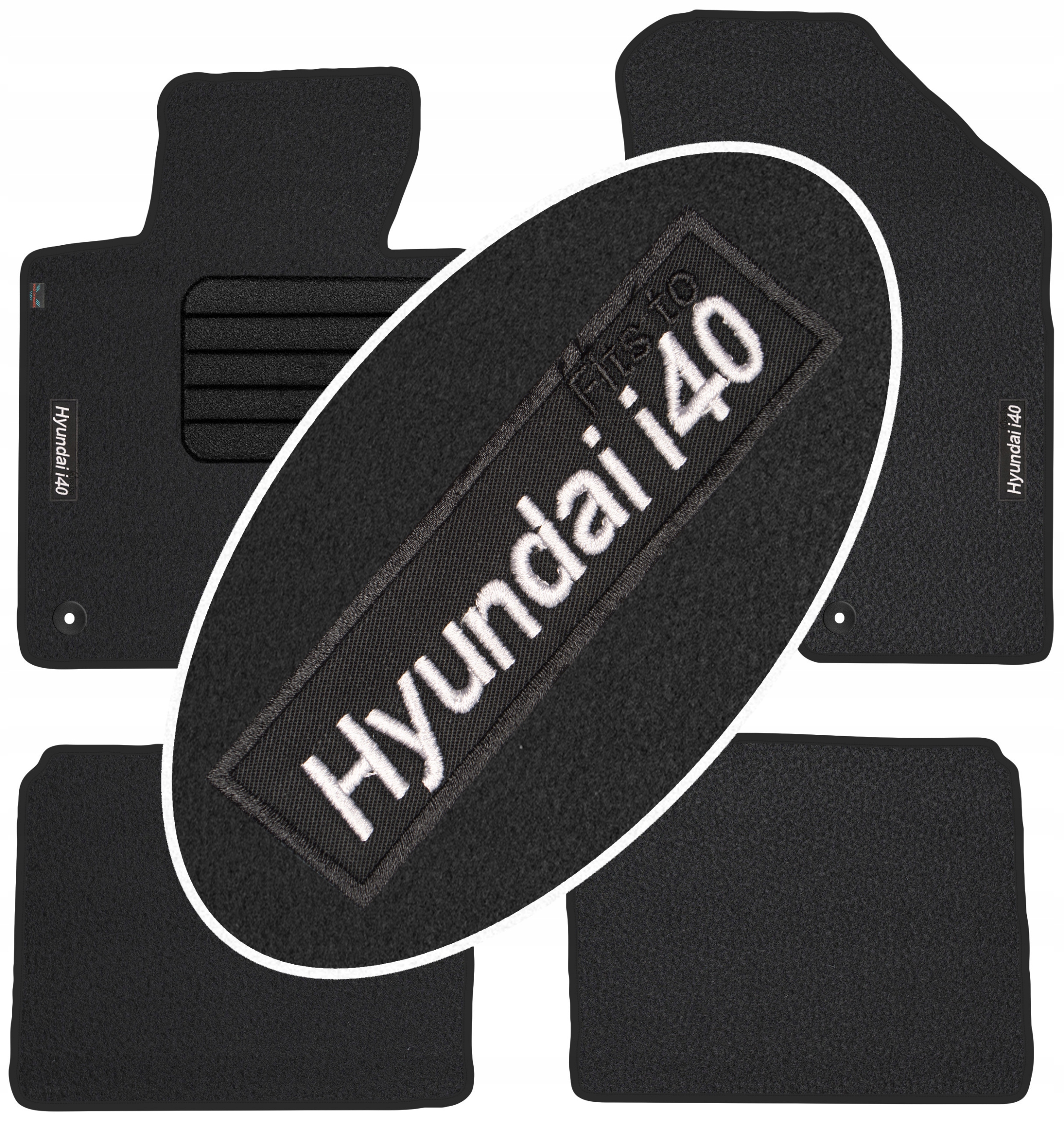 

Hyundai i40 2011-2019 Welurowe z Wgrzewką