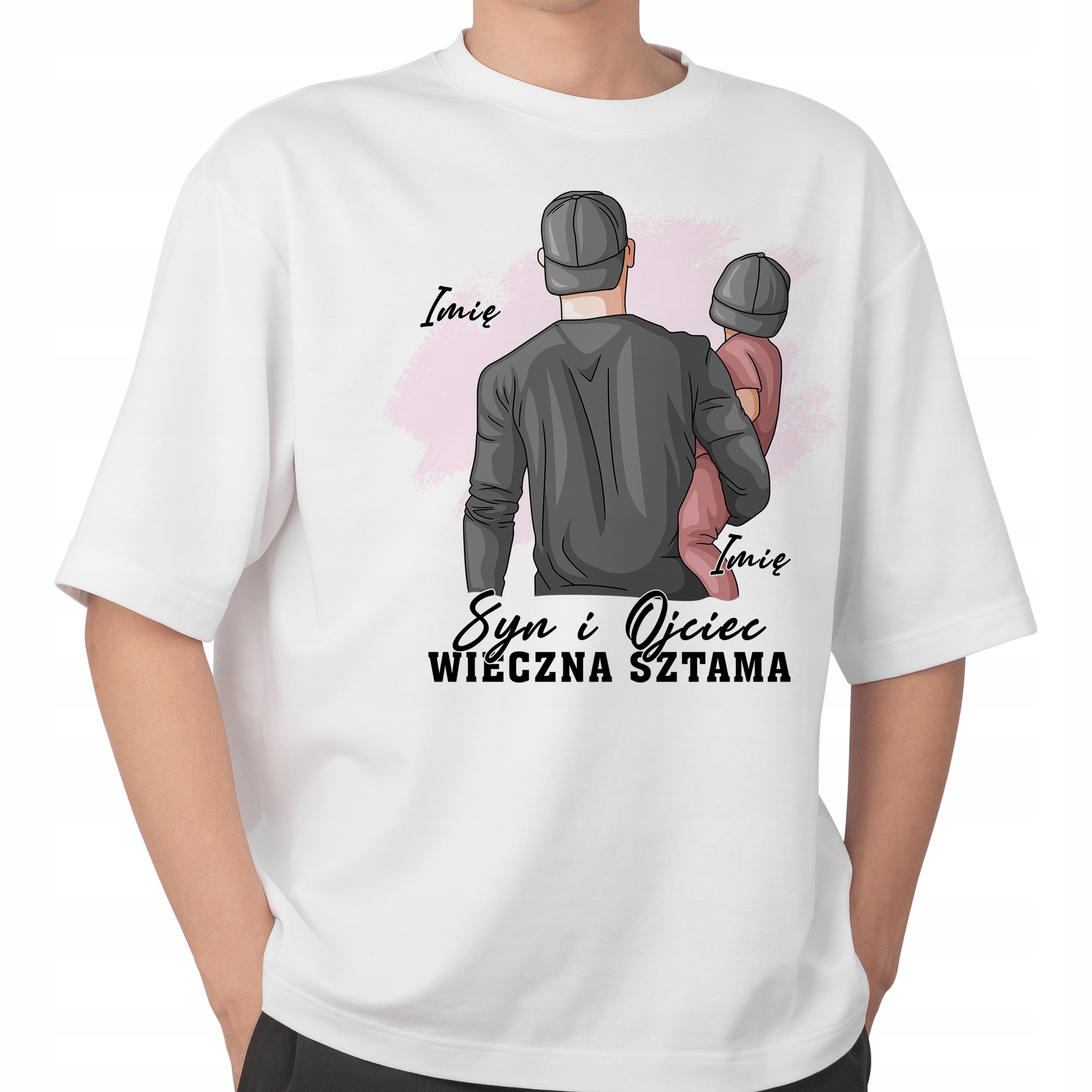 

Podkoszulek Dzień Taty Wieczna Sztama Imię M
