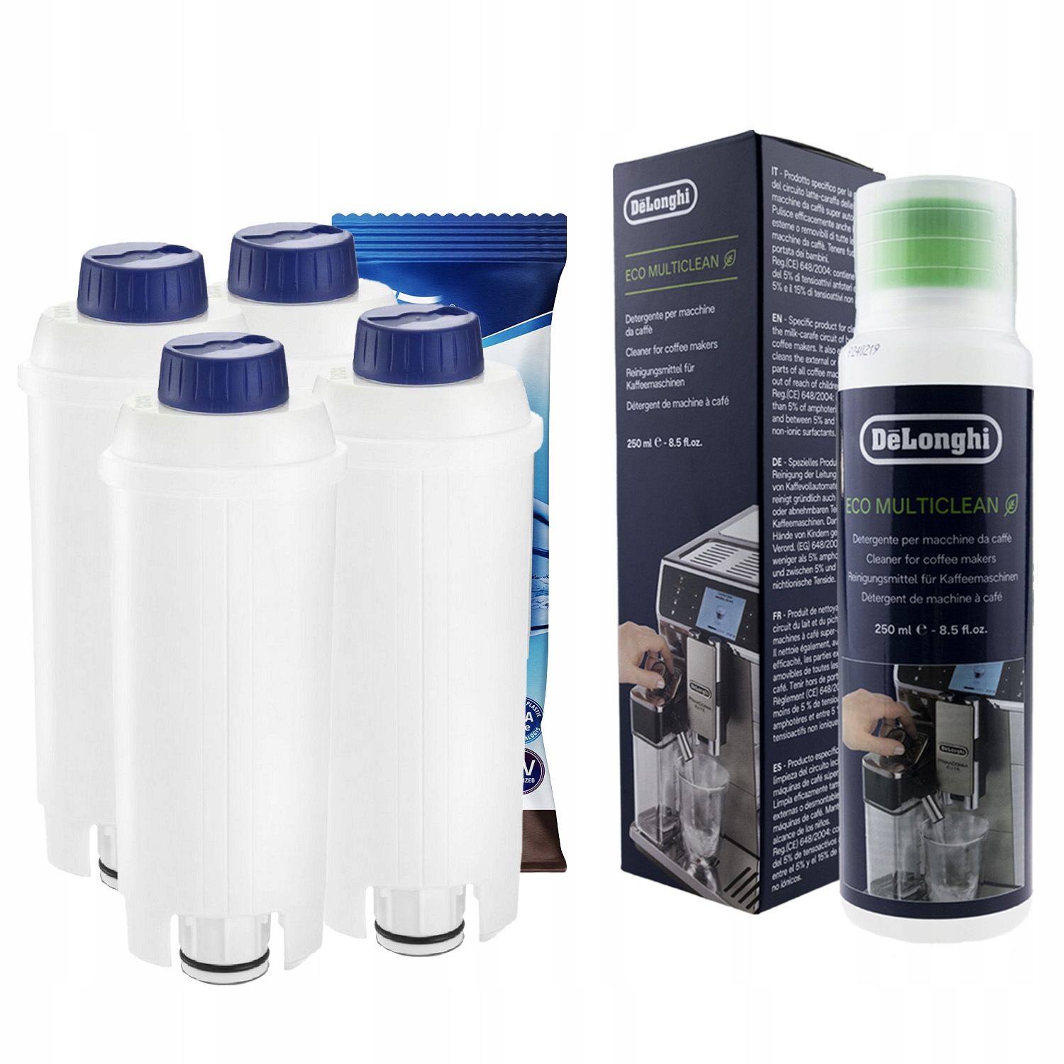 4x Filtr do kávovaru Delonghi AL-S002 Tekutina Delonghi 3013 250 ml