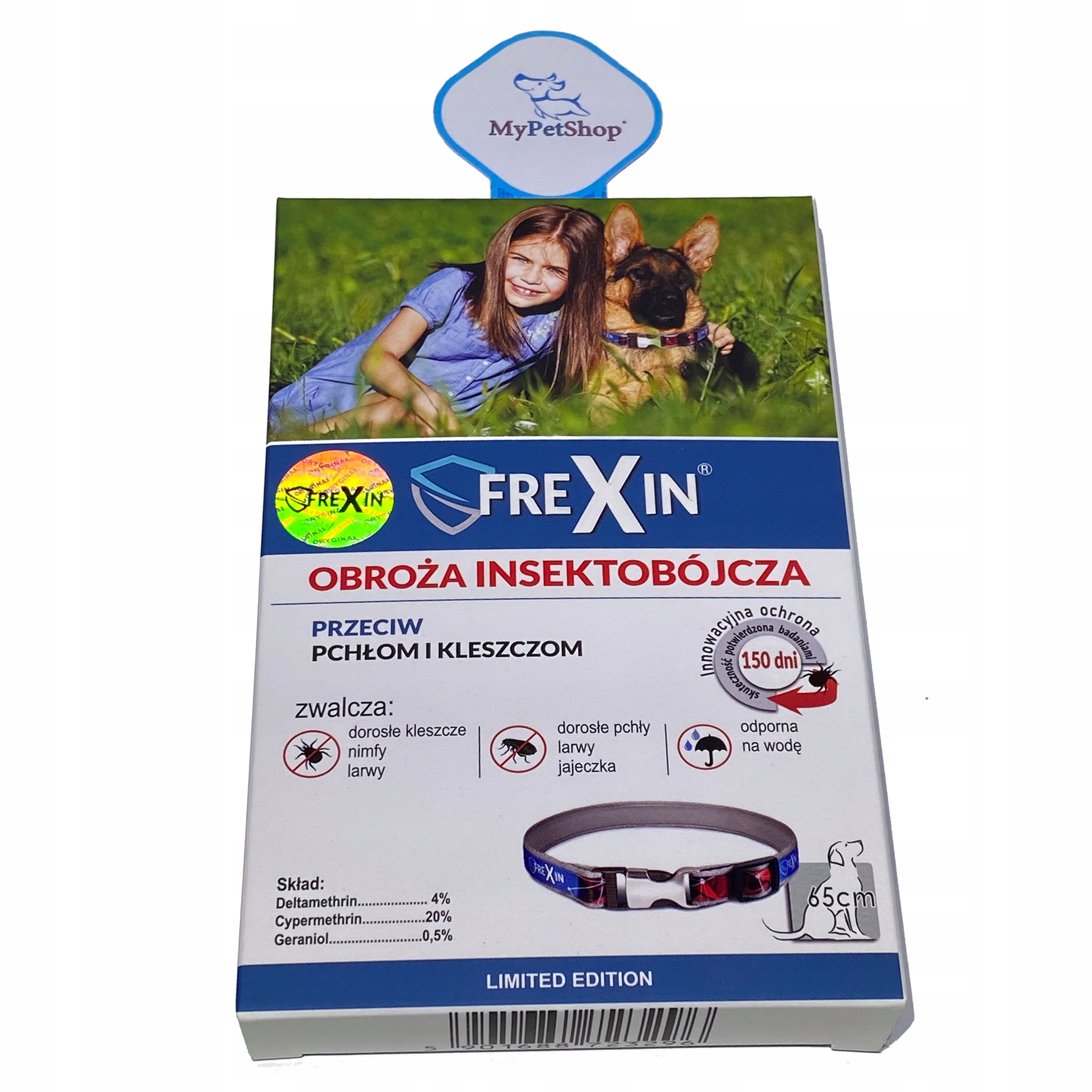 

Obroża insektobójcza dla psa Frexin M 35-55 cm