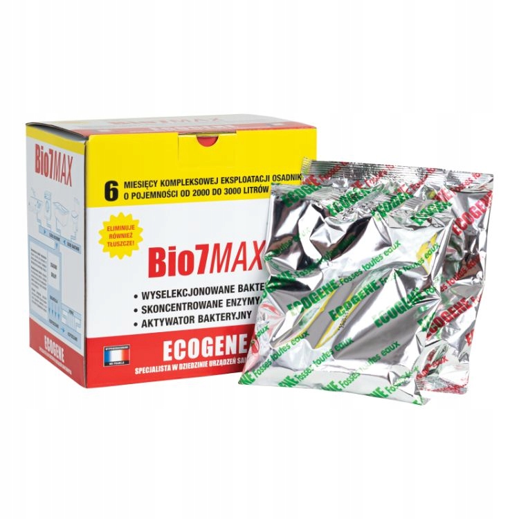 

Bakterie Do Szamba I Oczyszczalni BIO7 Max 1KG