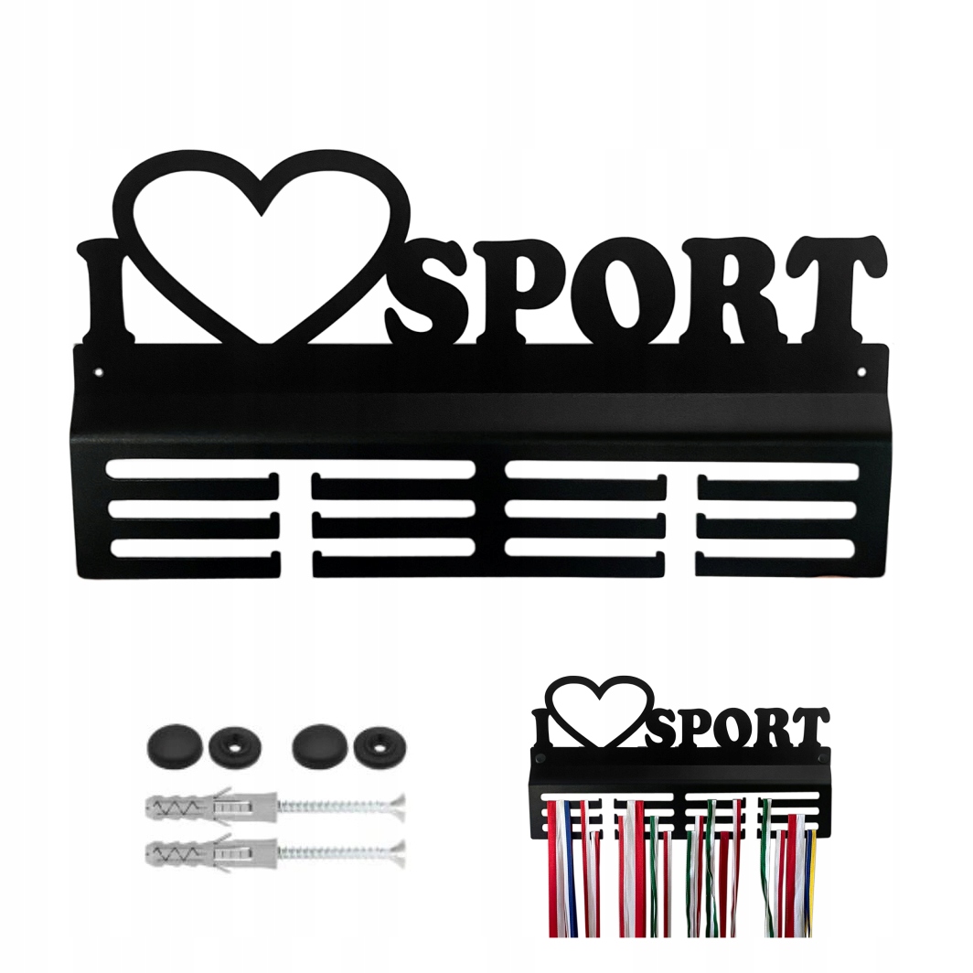 

Wieszak na medale Love Sport kołki+zaślepki
