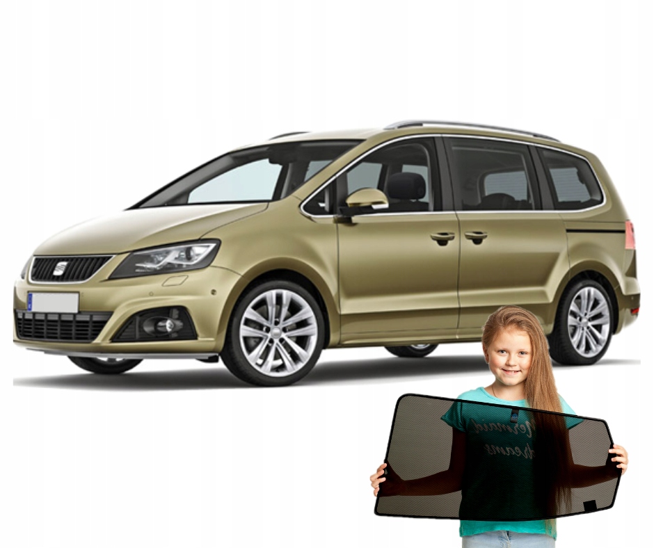 Záclony Rolety Kryty určené na magnety pre Seat Alhambra 2 2010-2020