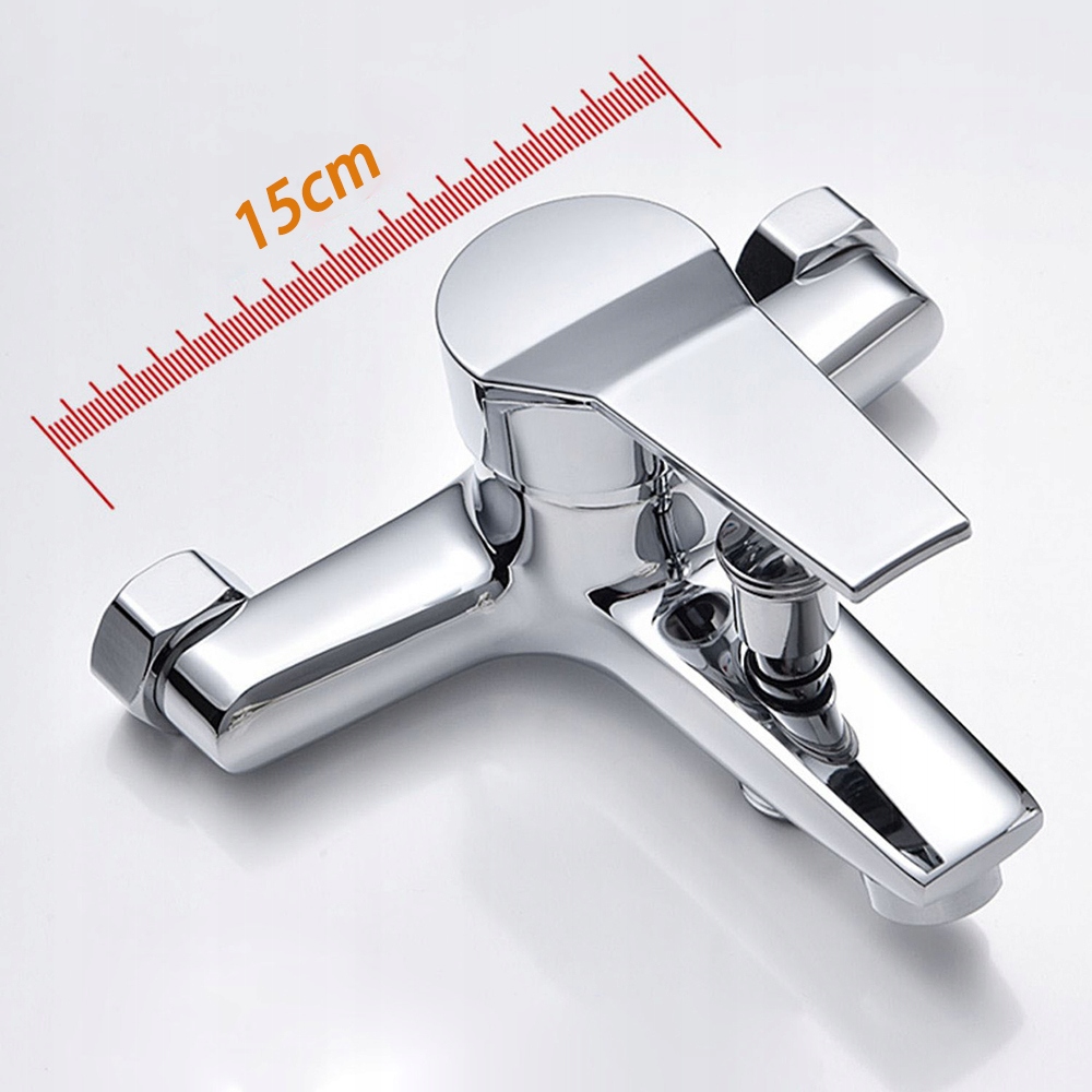 Bateria WANNOWA stojąca łazienkowa SREBRNA 2 otworowy RETRO klasyczna Linia ALFA