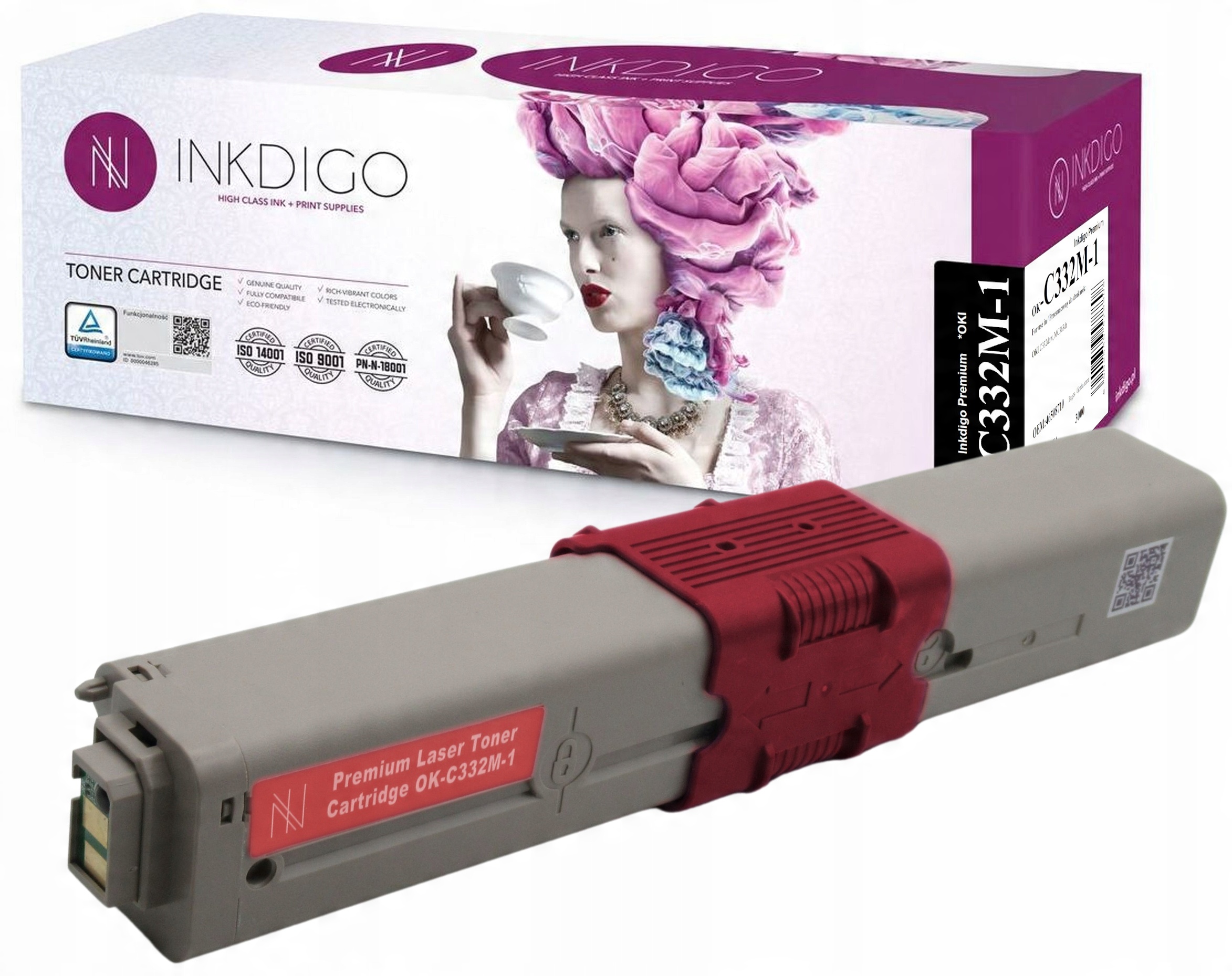 

Toner Do Drukarki Oki C332 MC363 46508710 Magenta