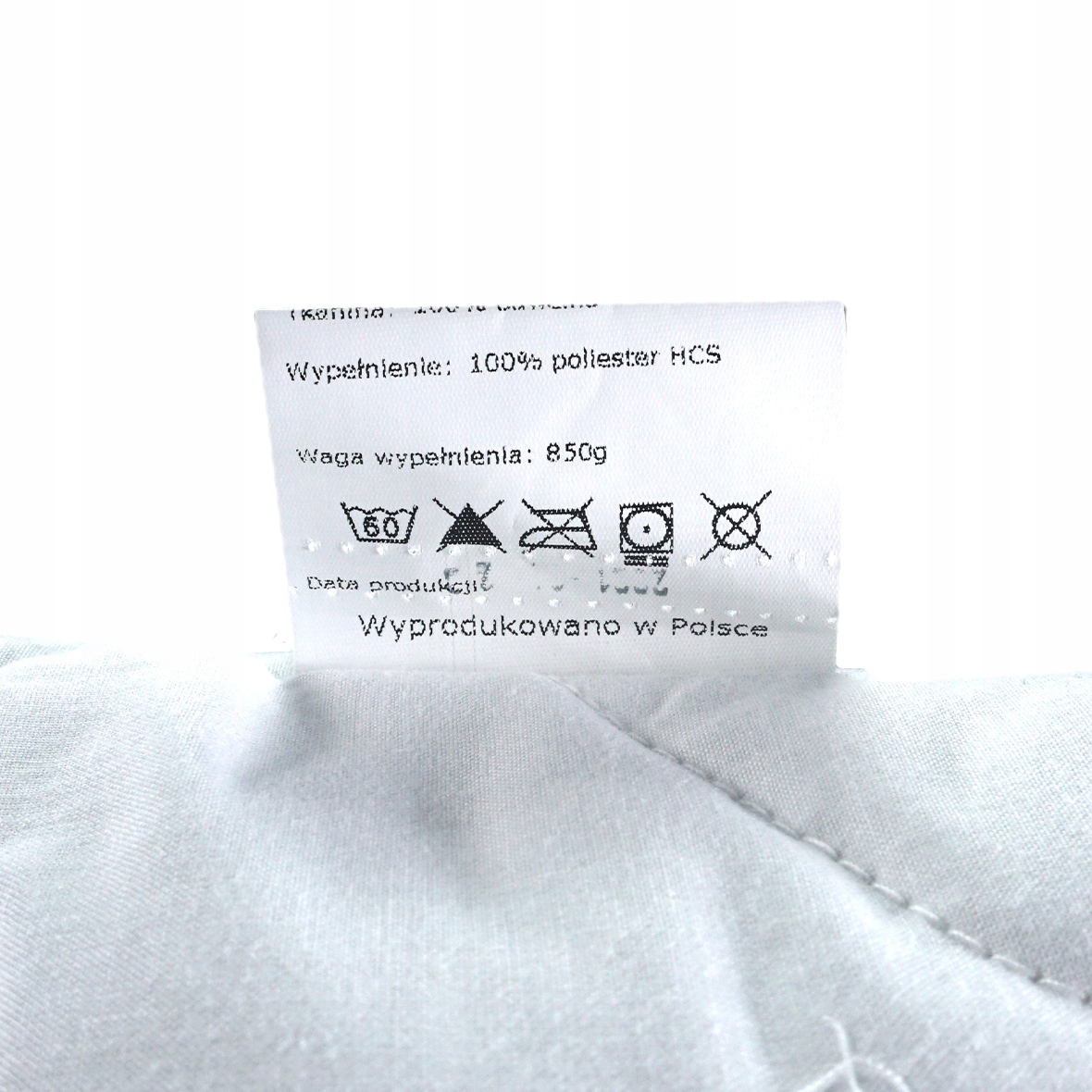 PODUSZKA BAWEŁNIANA dla dzieci 50x60 z zamkiem Rodzaj inny