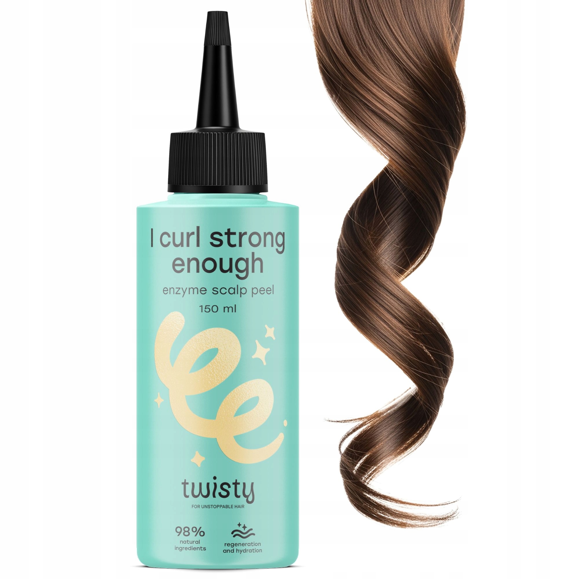 Twisty I curl strong enough enzymatický peeling pro pokožku hlavy 150 Ml