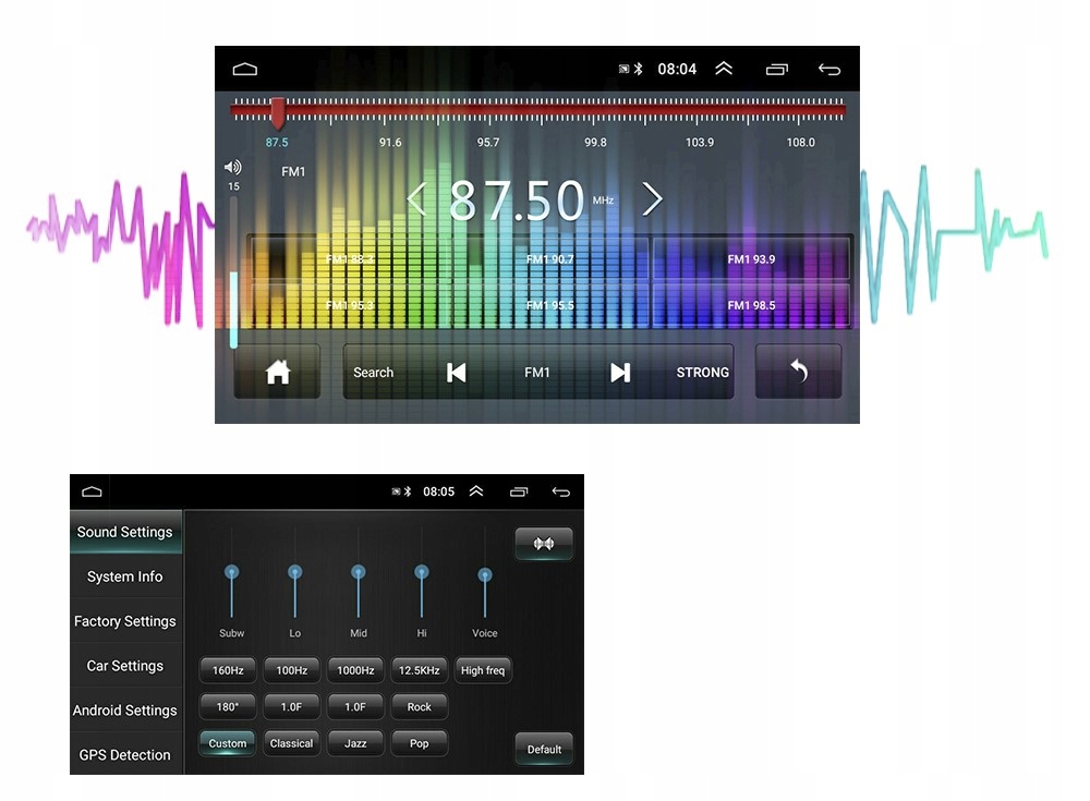 RADIO 7'' ANDROID 13 SEAT GOLF V VI 6 VW PASSAT B6 B7 SEAT SKODA VOLKSWAGEN Komunikacja Bluetooth GPS Wi-Fi