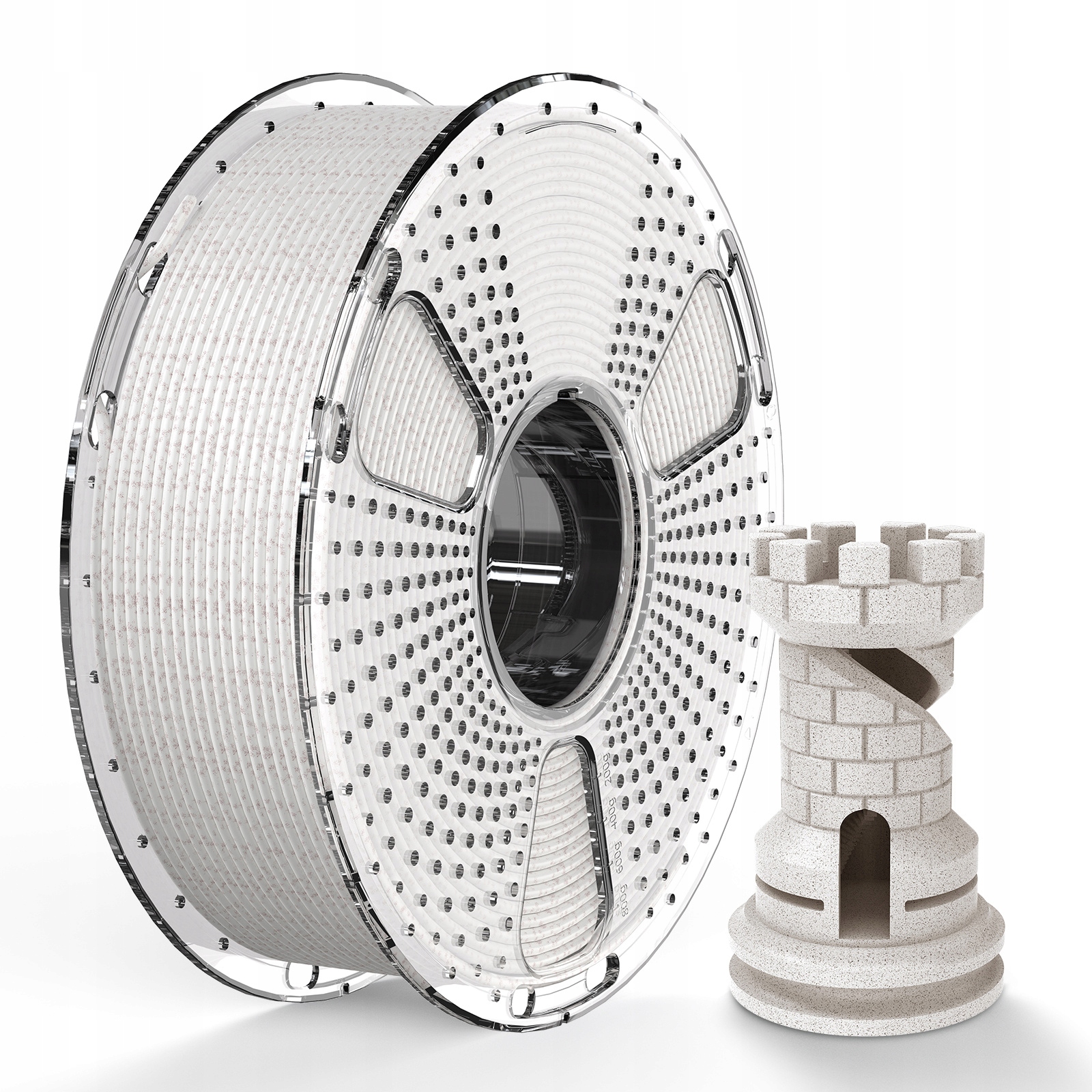 Filament PLA Sunlu 1,75 mm 1000 g szary