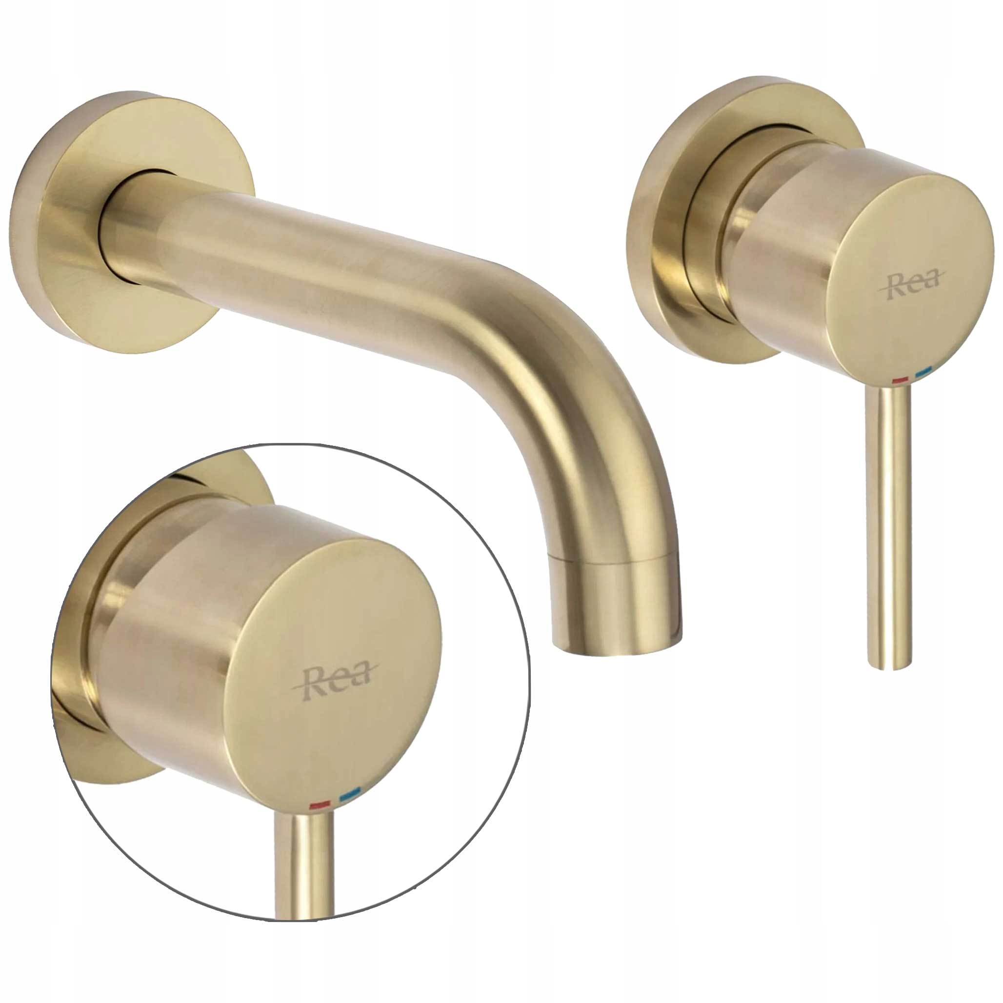 Podomietková batéria Lungo L.Gold Kartáčovaná box Rea