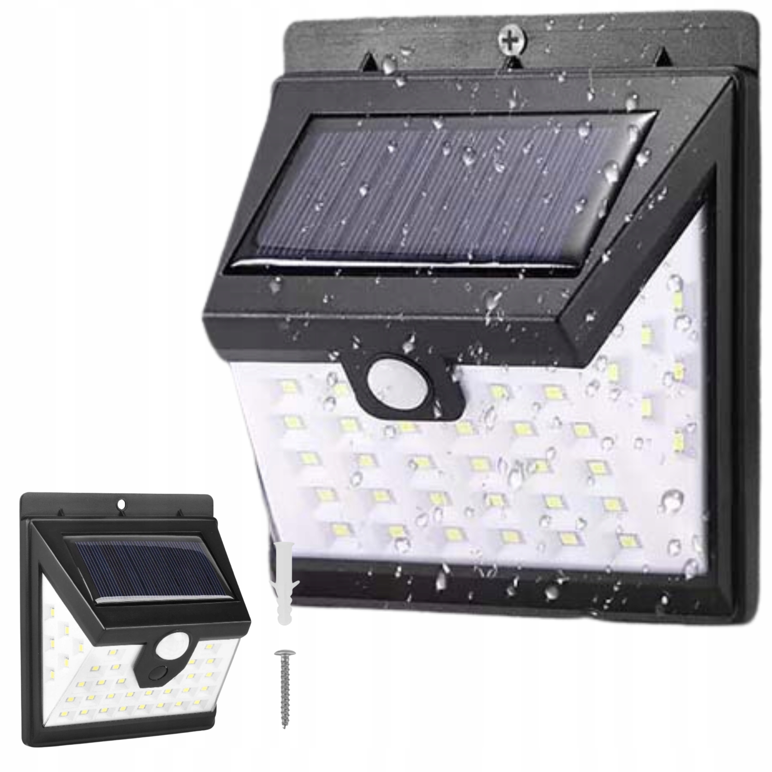 

Kinkiet Solarny Zewnętrzny Lampa Led Czujnik Ruchu
