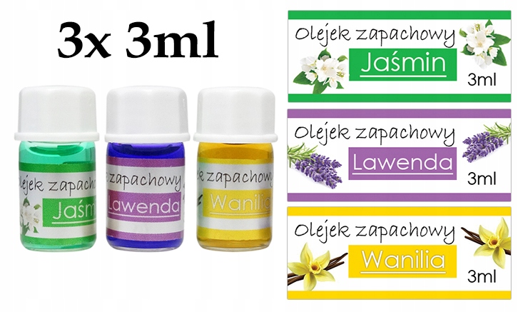 NAWILŻACZ POWIETRZA AROMATERAPIA DYFUZOR +3 OLEJKI Wydajność 30 ml/h