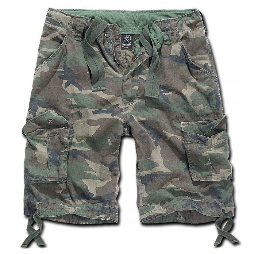 Šortky kraťasy kapsáče pánské maskáčový Brandit Urban Legend Woodland 5XL