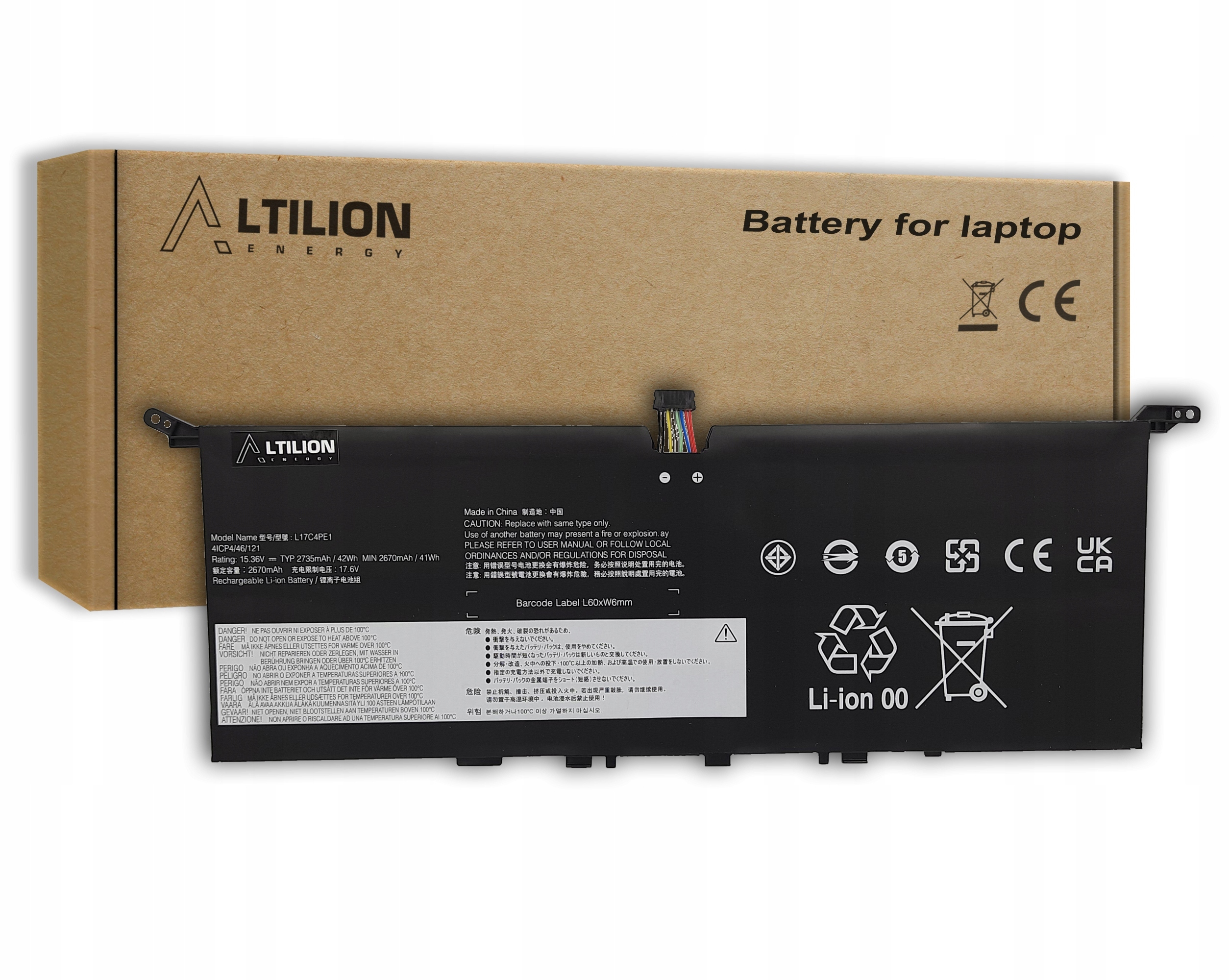 Batéria L17C4PE1 L17M4PE1 Lenovo 730S-13IWL Yoga S730-13IWL S730-13IML