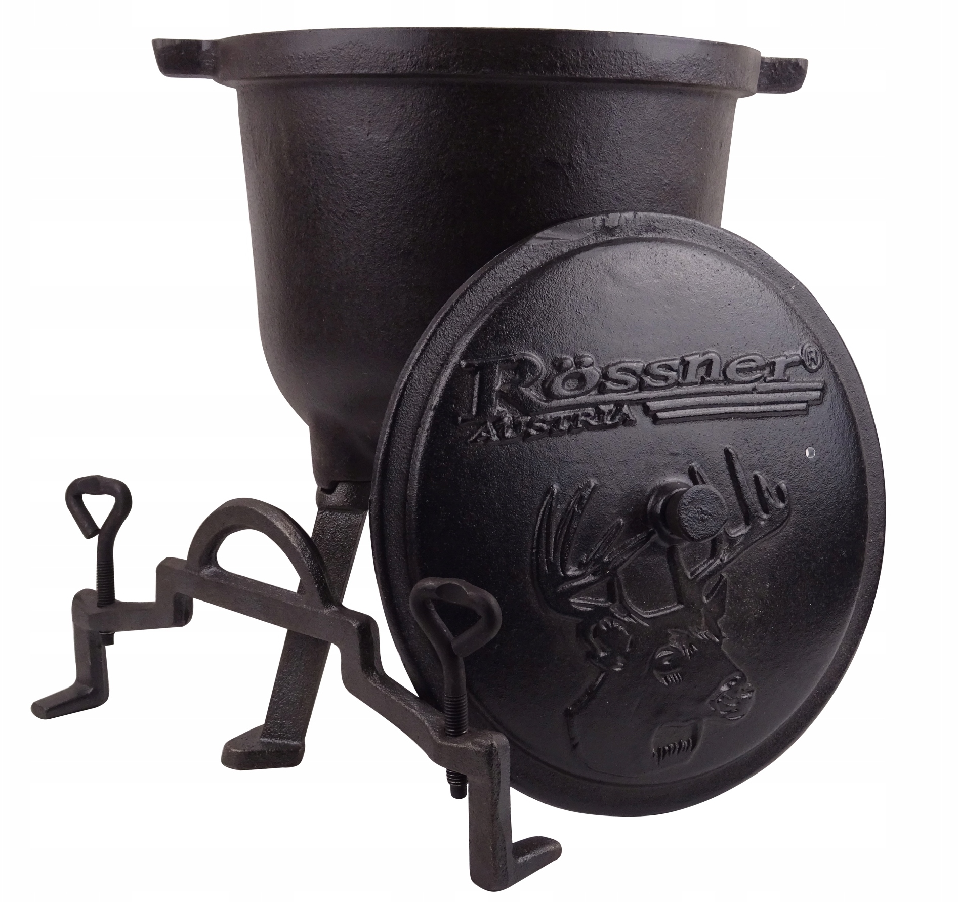 KOCIOŁEK ŻELIWNY 11L GARNEK MYŚLIWSKI NA PIECZONKI PIECZONEK KOCIOŁ