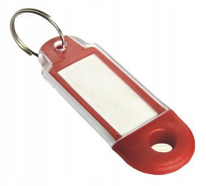 ZAWIESZKI BRELOKI IDENTYFIKATORY DO KLUCZY, ŻÓŁTY, 10 SZTUK Kod producenta NR139ZOLTY