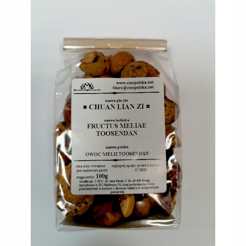

Chuan Lian Zi Meliae toosendan owoc melii 100g