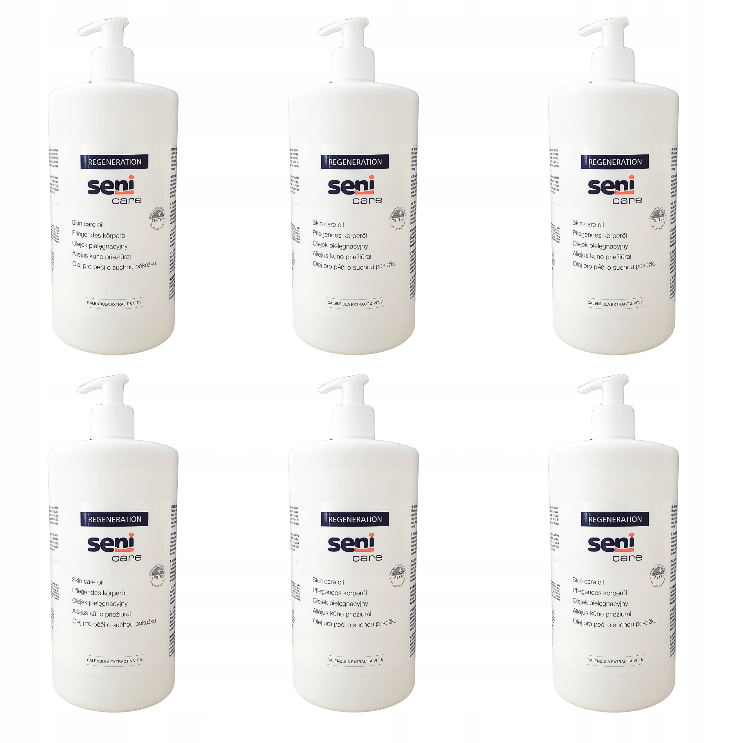 Zestaw Seni Care Olejek Pielęgnacyjny Do Ciała Masażu 1L