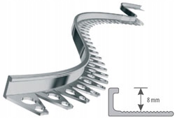 Listwa narożna do glazury A8Ł aluminium 250 cm