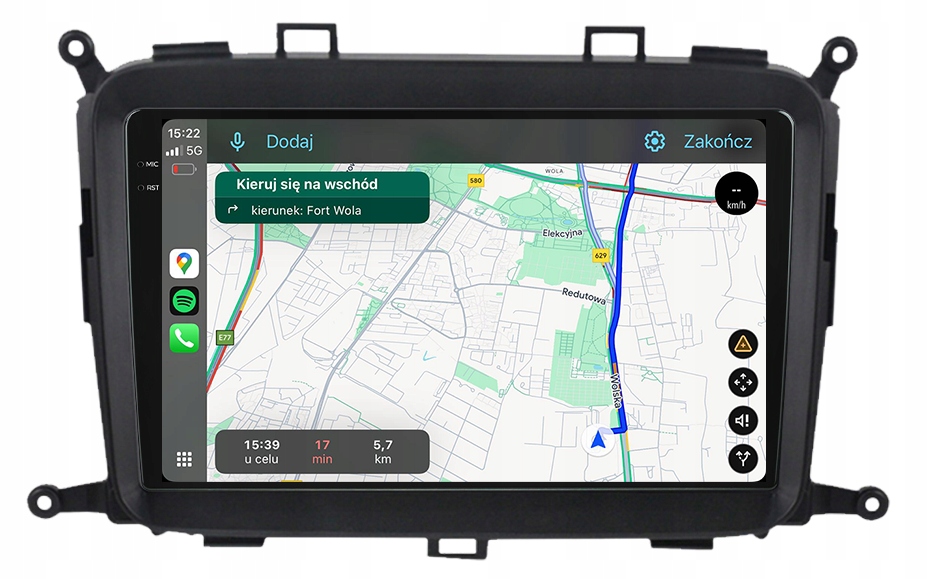 Kia Carens Rádio Navigace Android 12GB/256GB 2K Qled