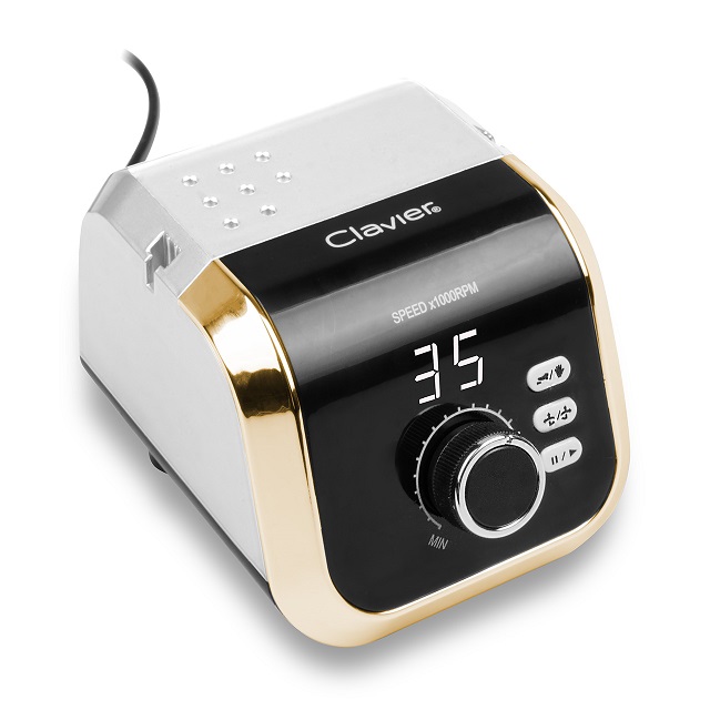 Profesionální Bruska na nehty 65W, manikúra Clavier Fx 620, bílá