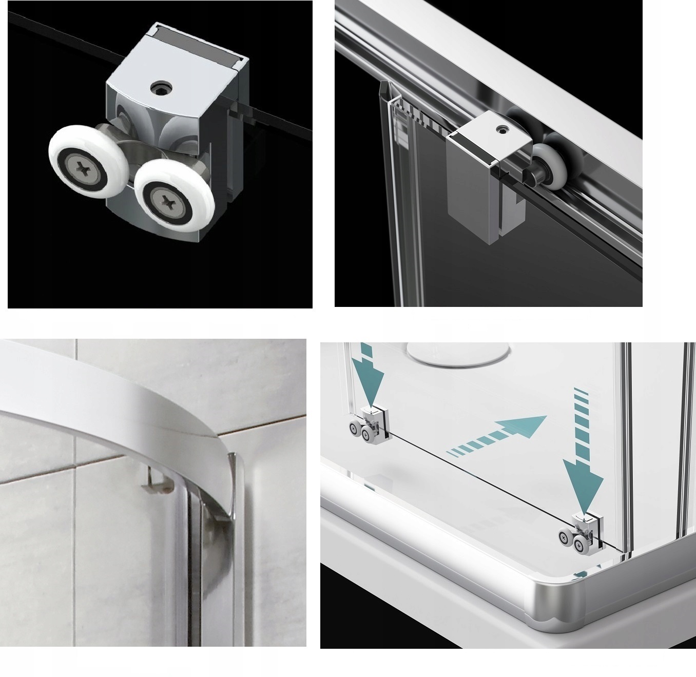 Kabina półokrągła Premium Plus A 85x85x190 RADAWAY Marka Radaway